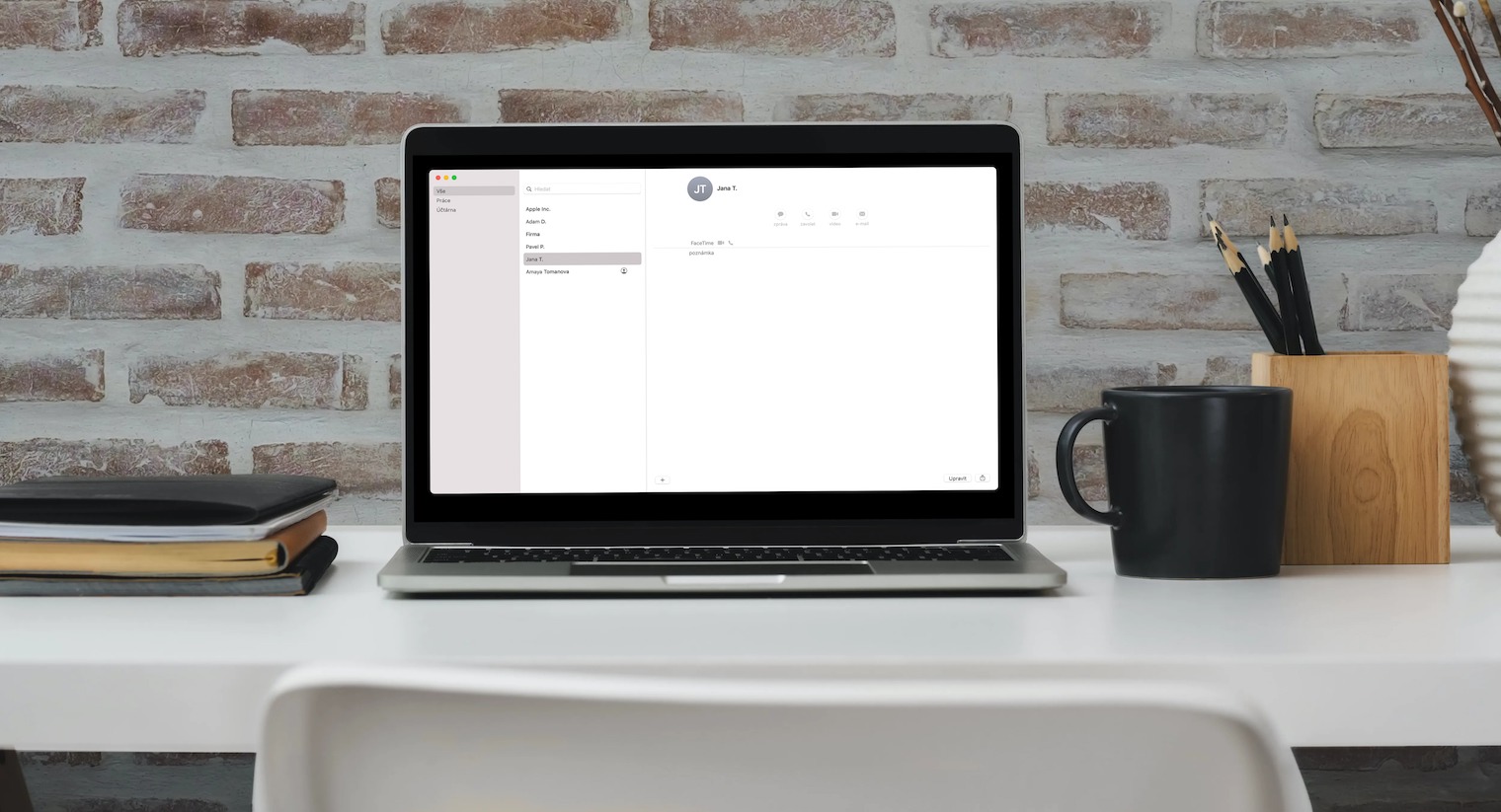 Kontakty Mac upravy fb