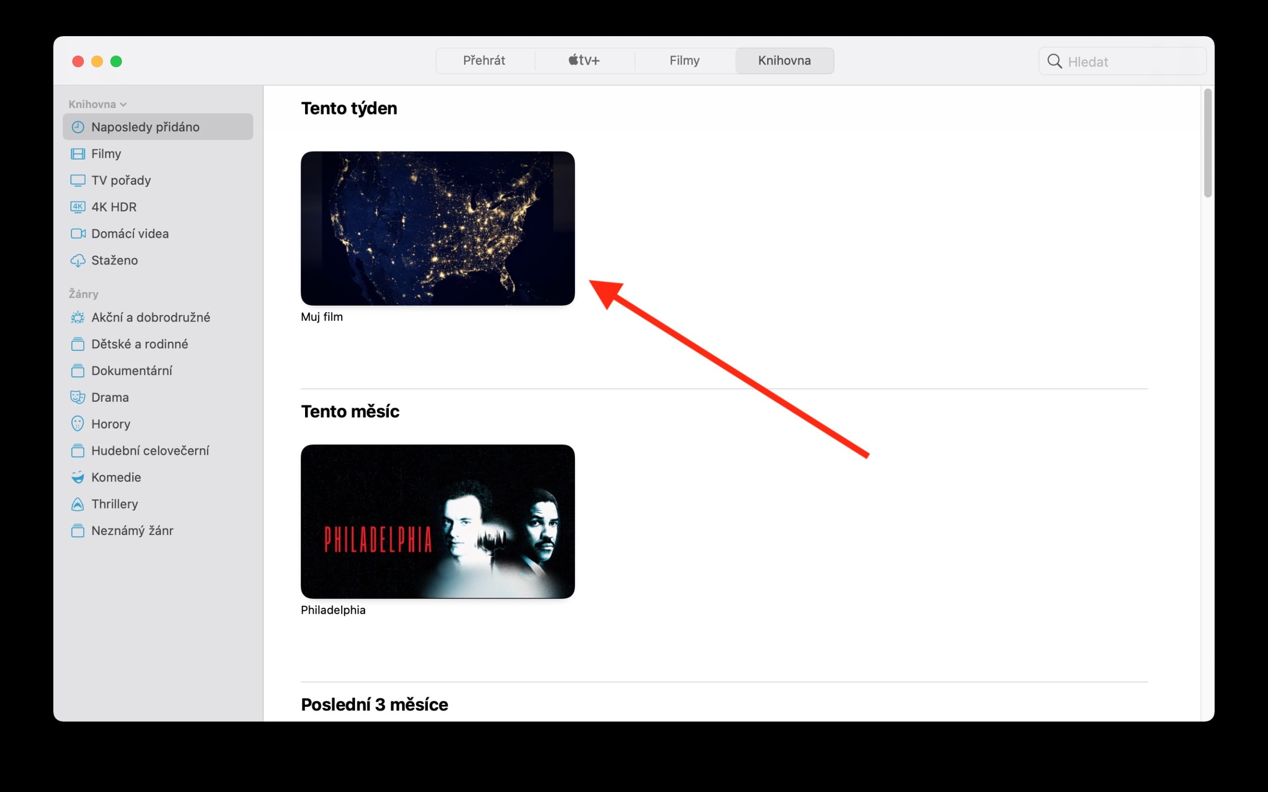 Film do iTunes navod