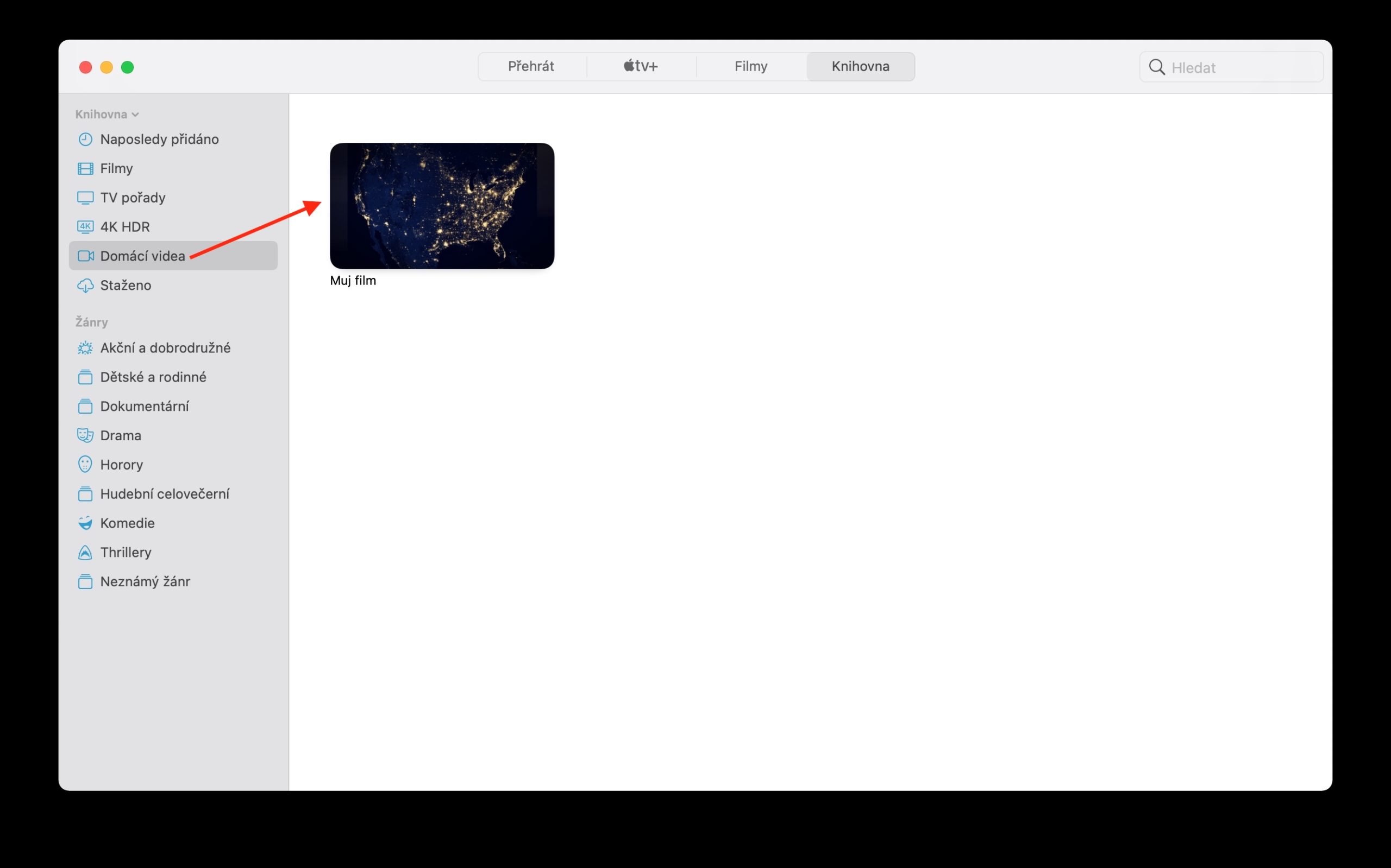 Film do iTunes navod