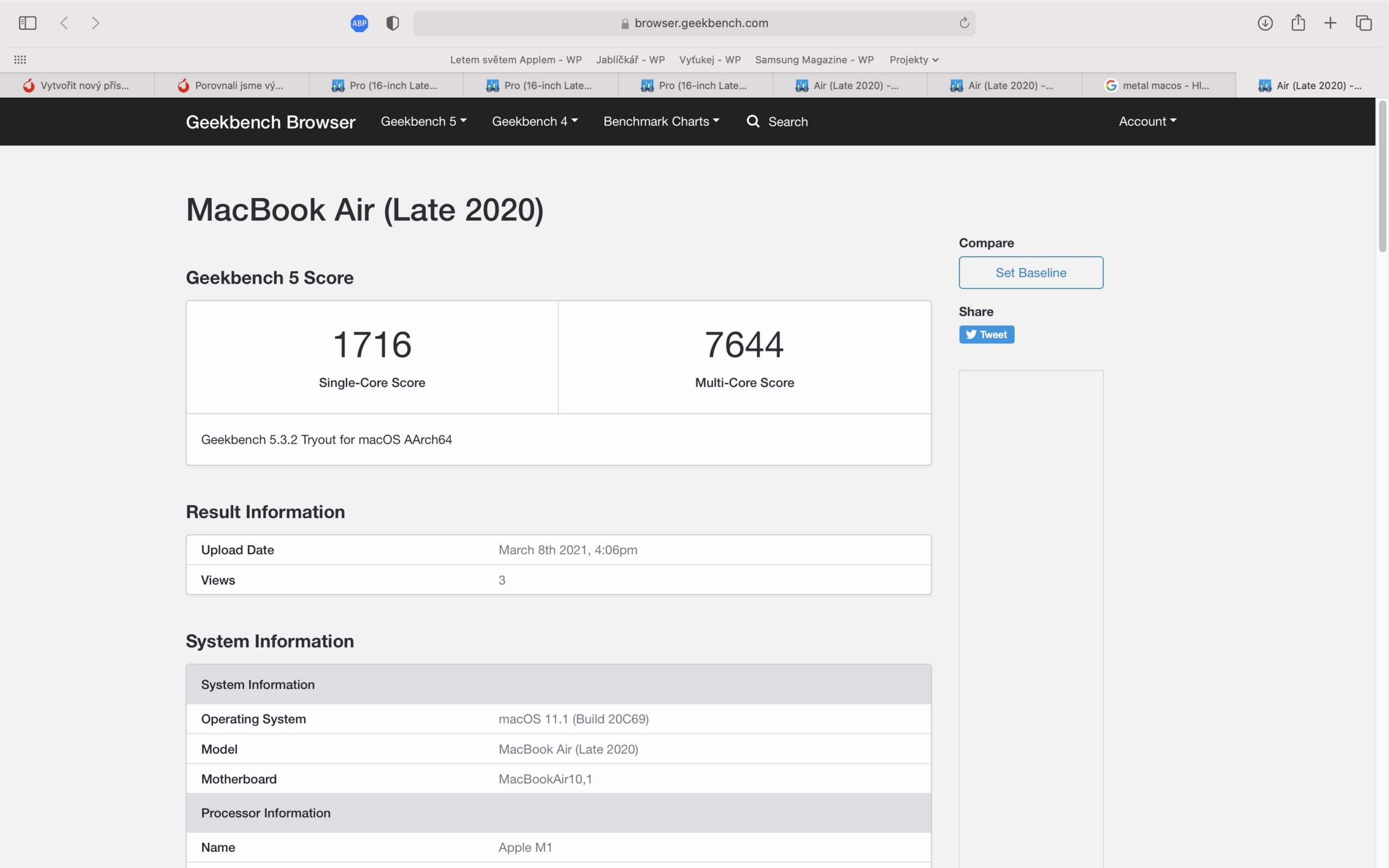 mba_m1_geekbench_cpu3 macbook air m1 výkonnostní test