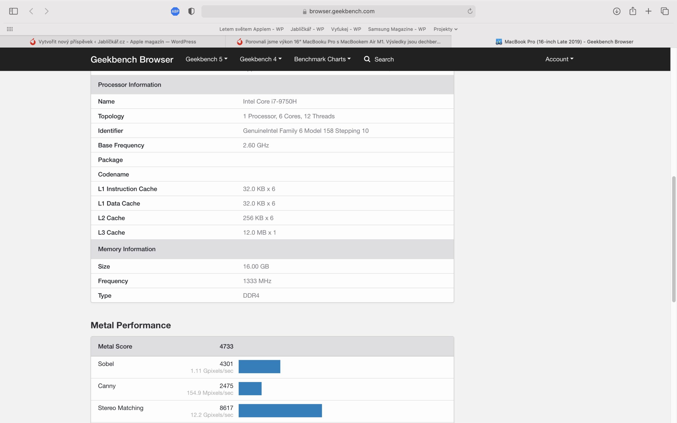 mbp-16-metal-intel-geekbench2 16" macbook pro benchmark