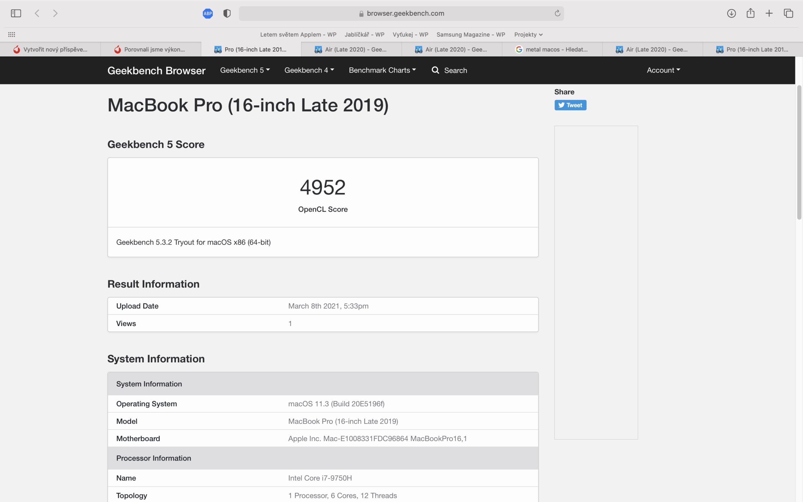 mbp-16-open-cl-intel-geekbench1 16" macbook pro benchmark