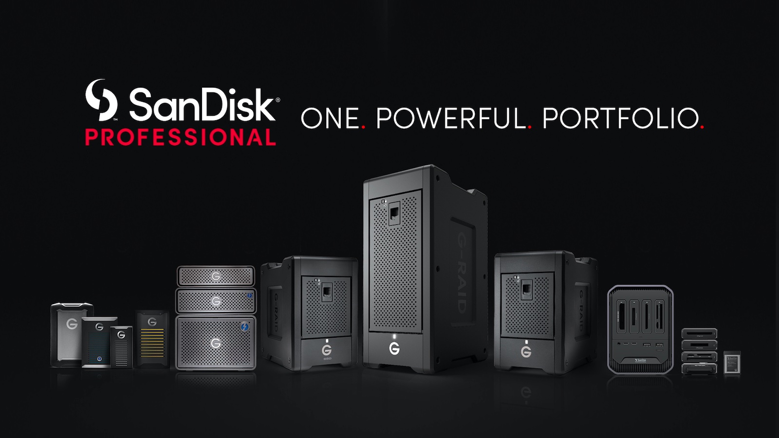 One Powerful Portfolio - SanDisk Professional One Powerful Portfolio - SanDisk Professional