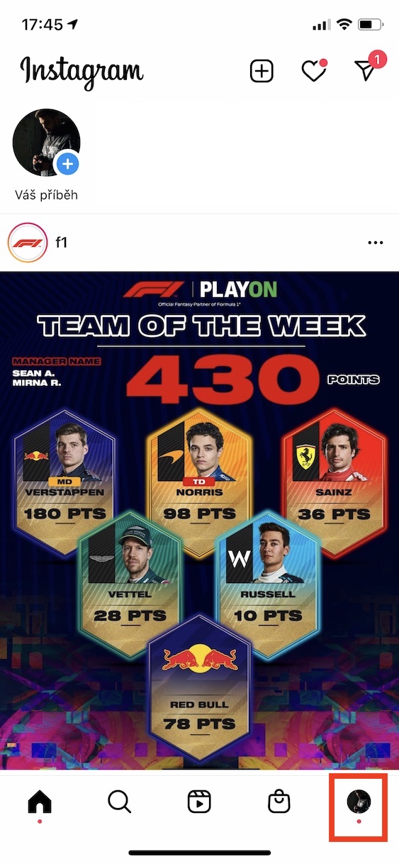 instagram to se mi líbí skrýt