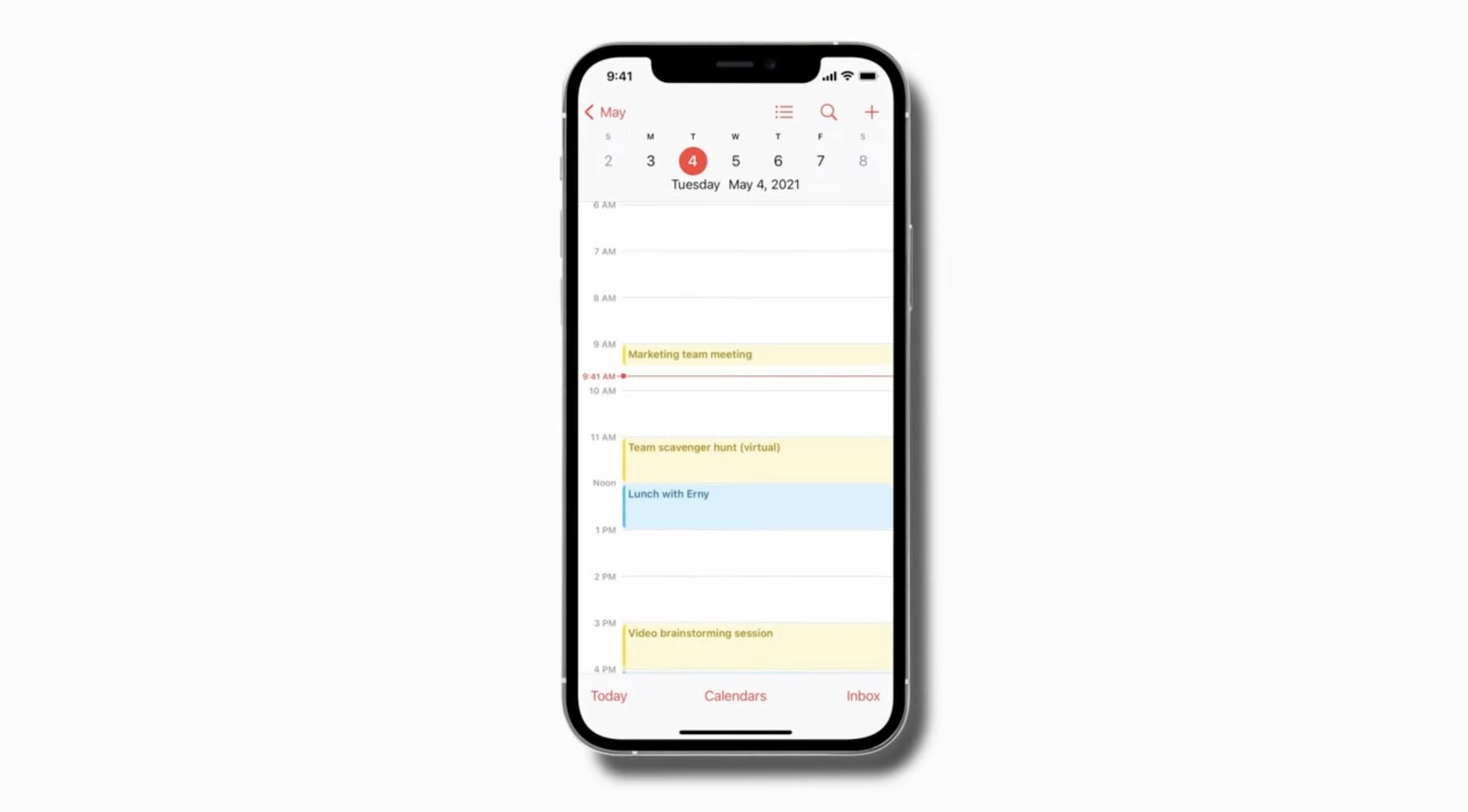 iCloud spam kalendář