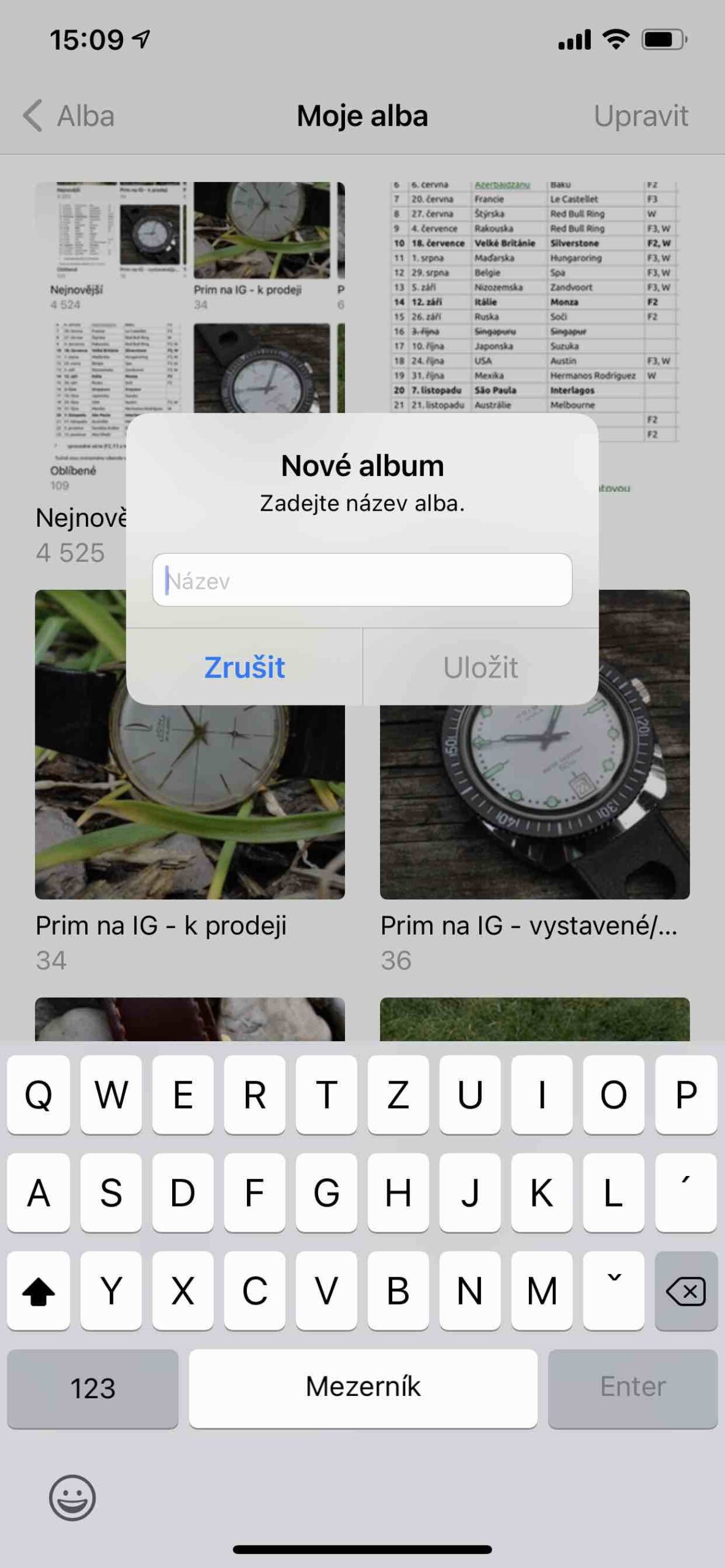 1 Vytvoření alba4
