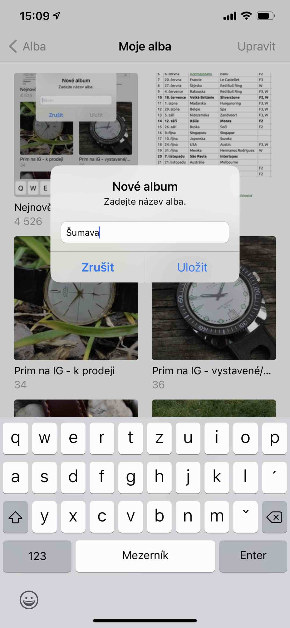 1 Vytvoření alba5