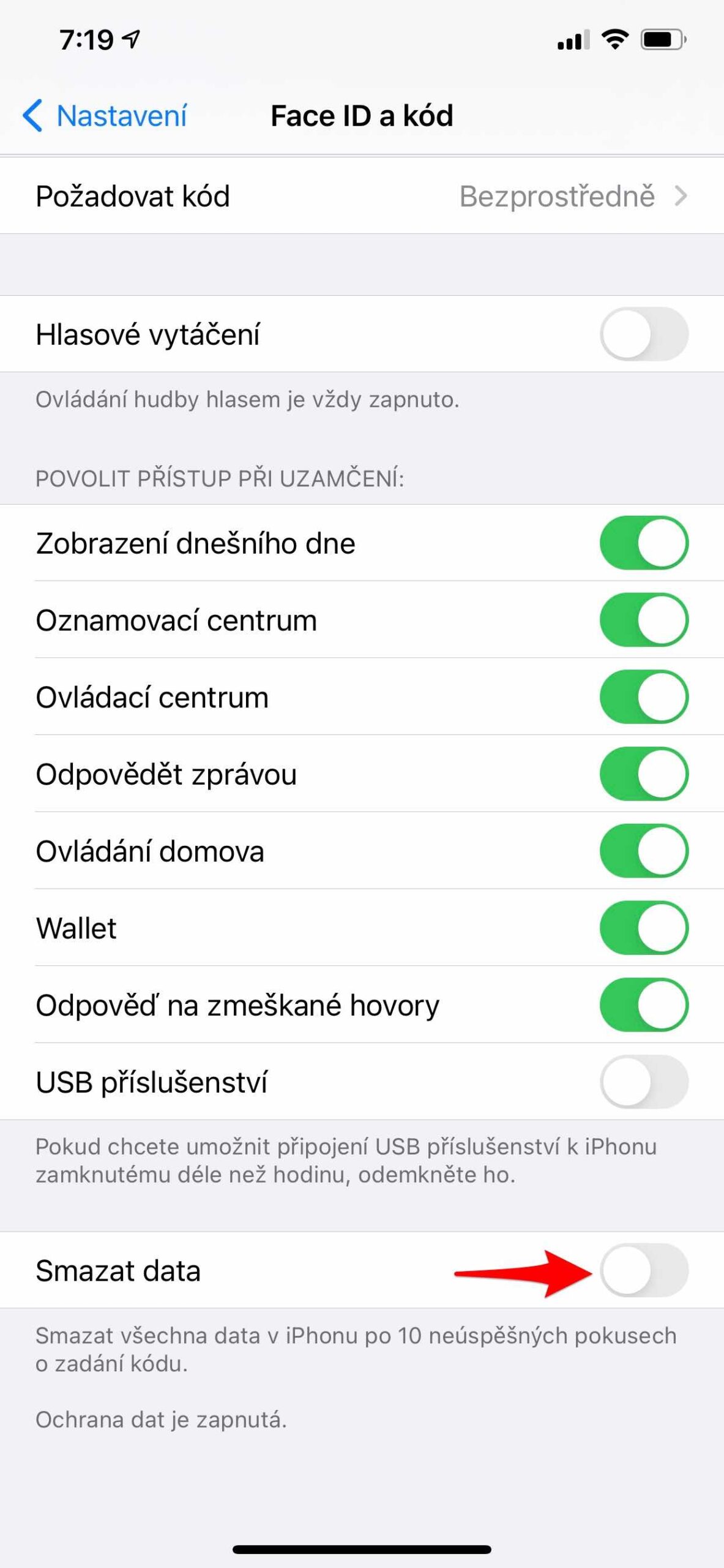 2 vymazání dat 5