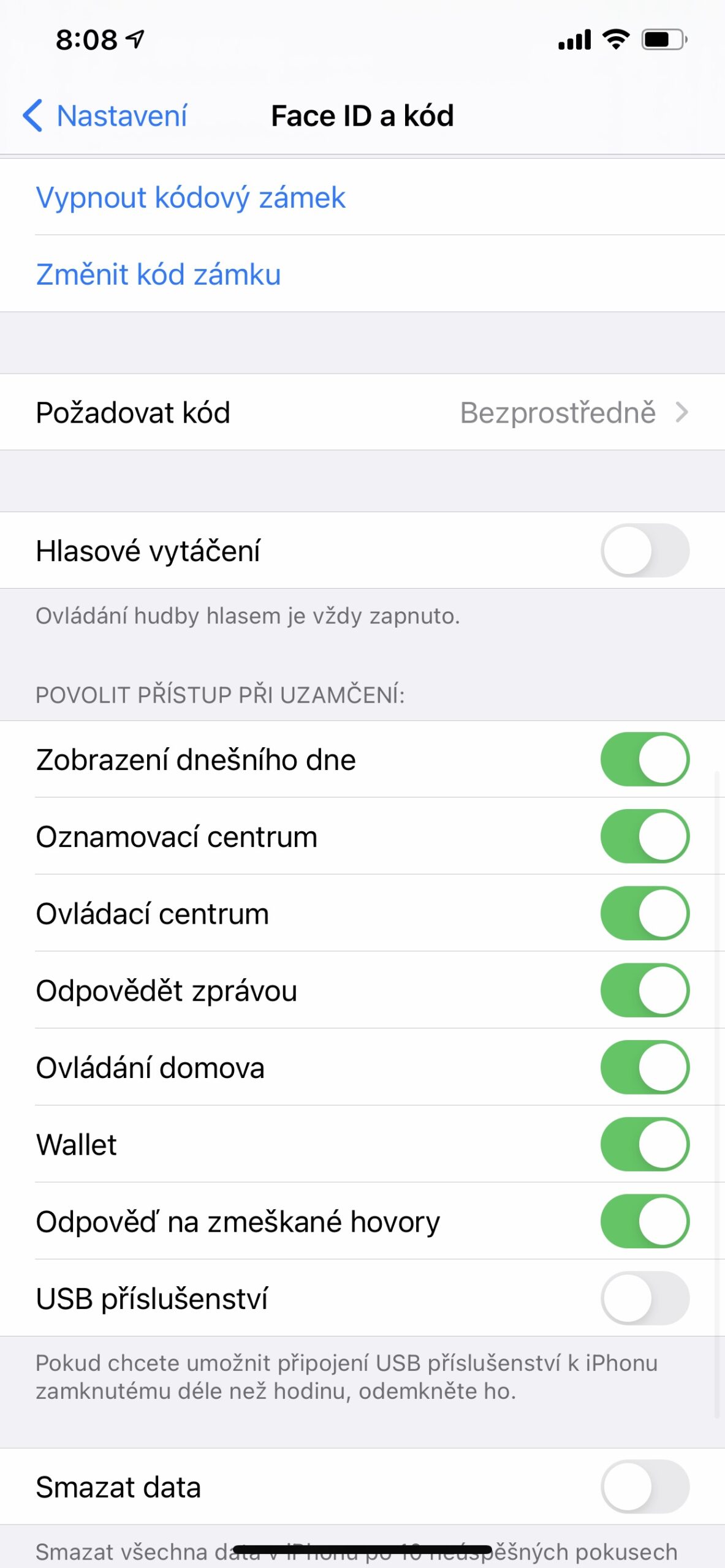 Pristupovy kod 5 Pristupovy kod 5