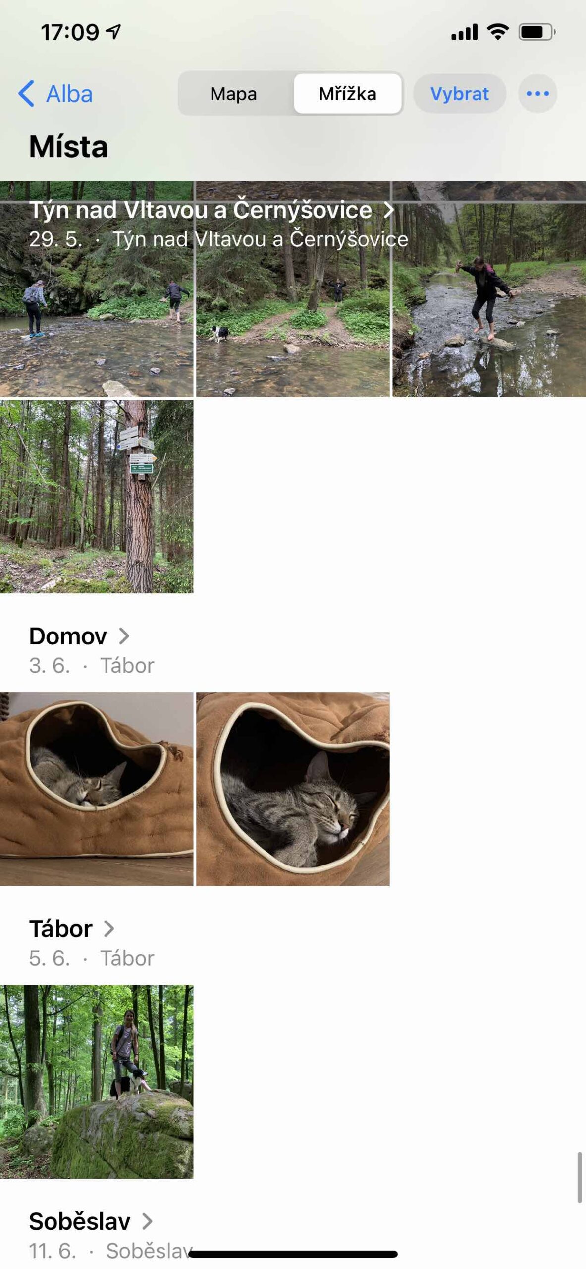 Procházení fotek podle místa 5