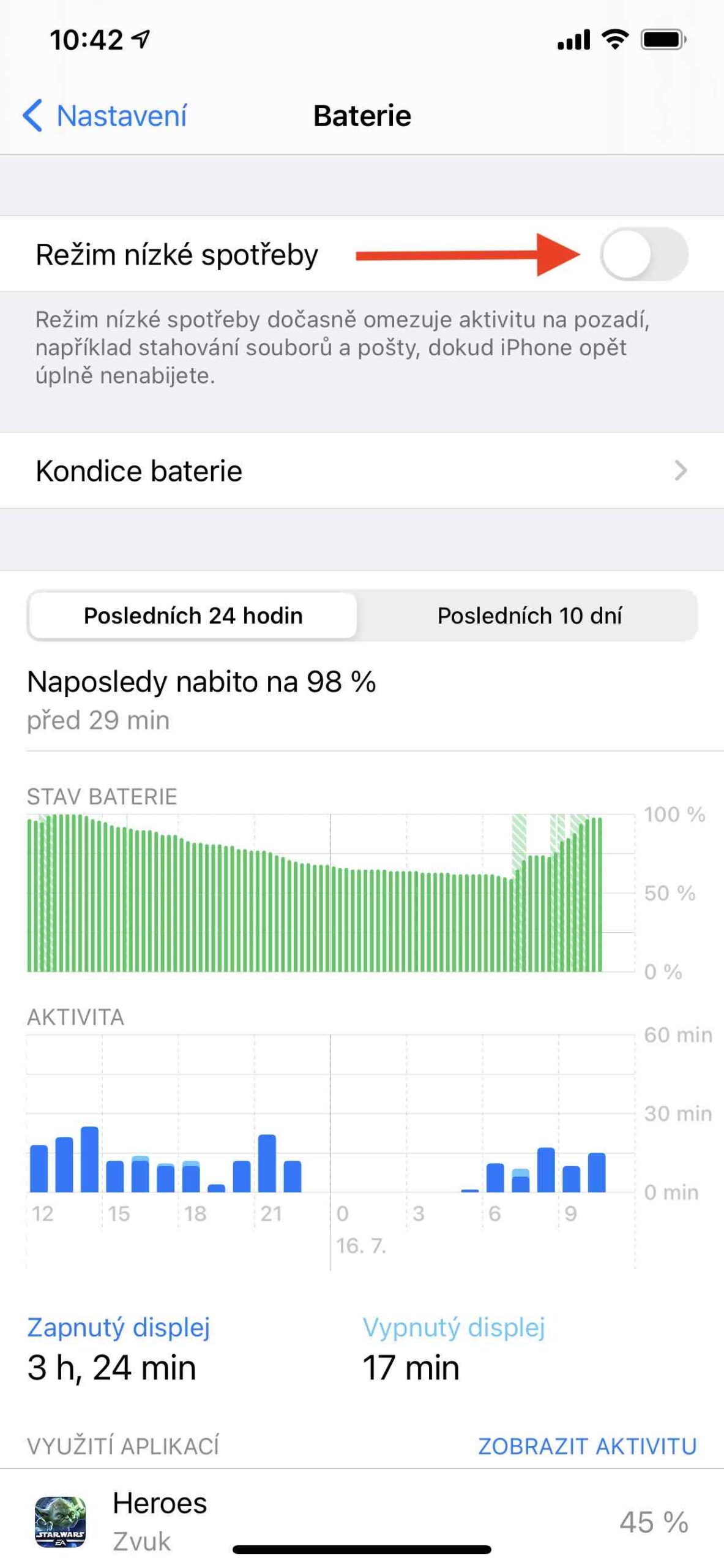 Režim nízké spotřeby 3
