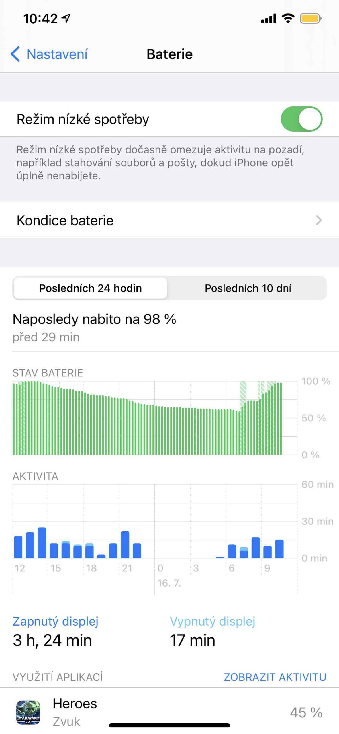 Režim nízké spotřeby 4