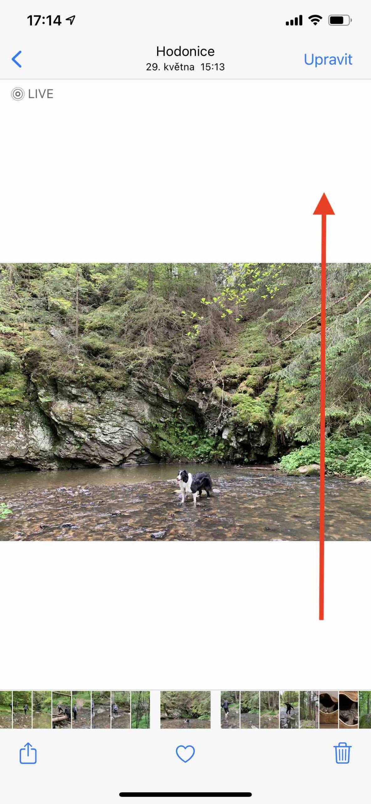 Zobrazení místa pořízení fotky 1