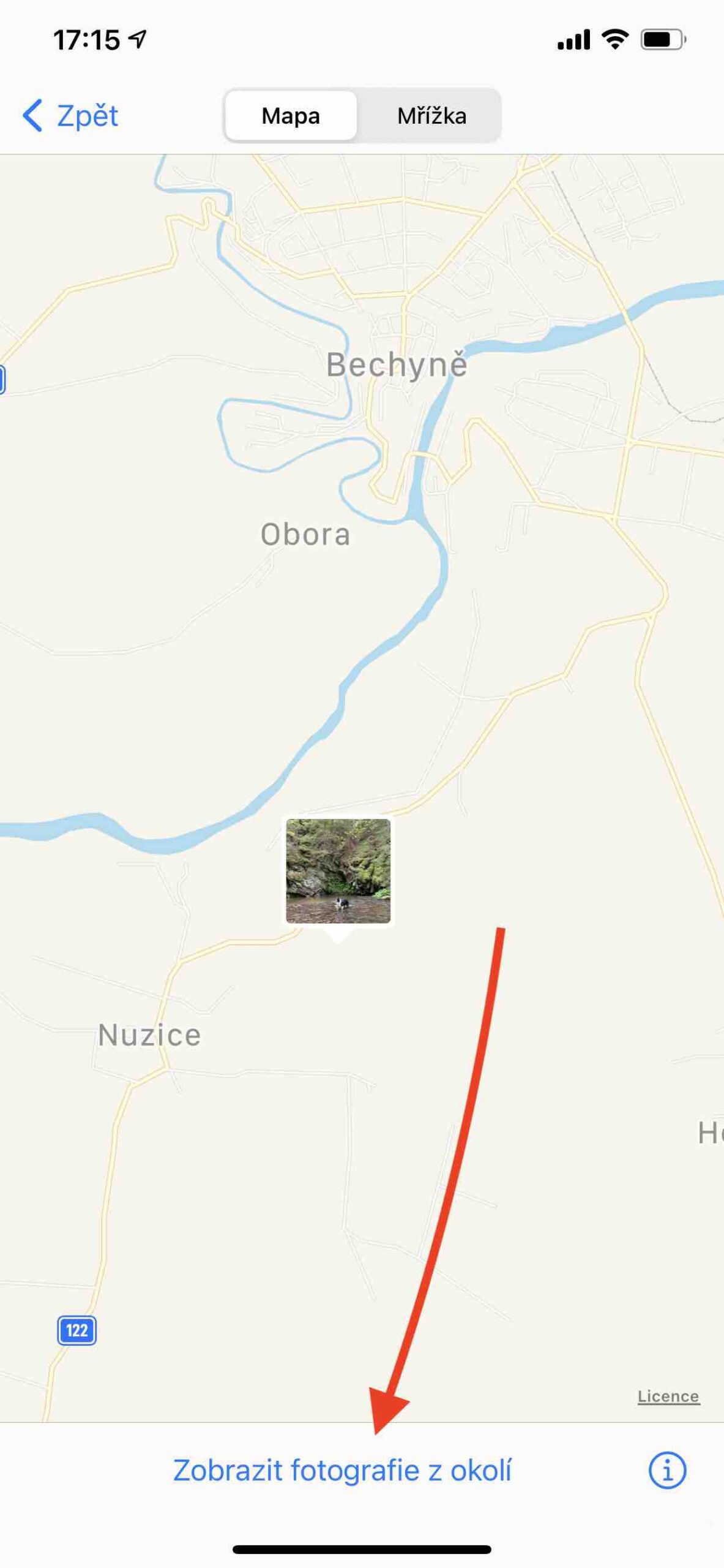 Zobrazení místa pořízení fotky 3