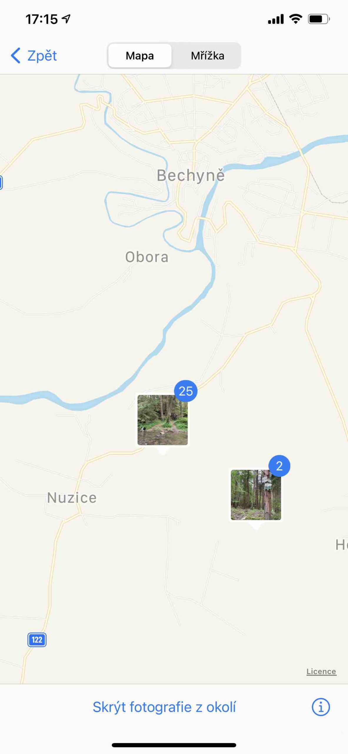 Zobrazení místa pořízení fotky 4