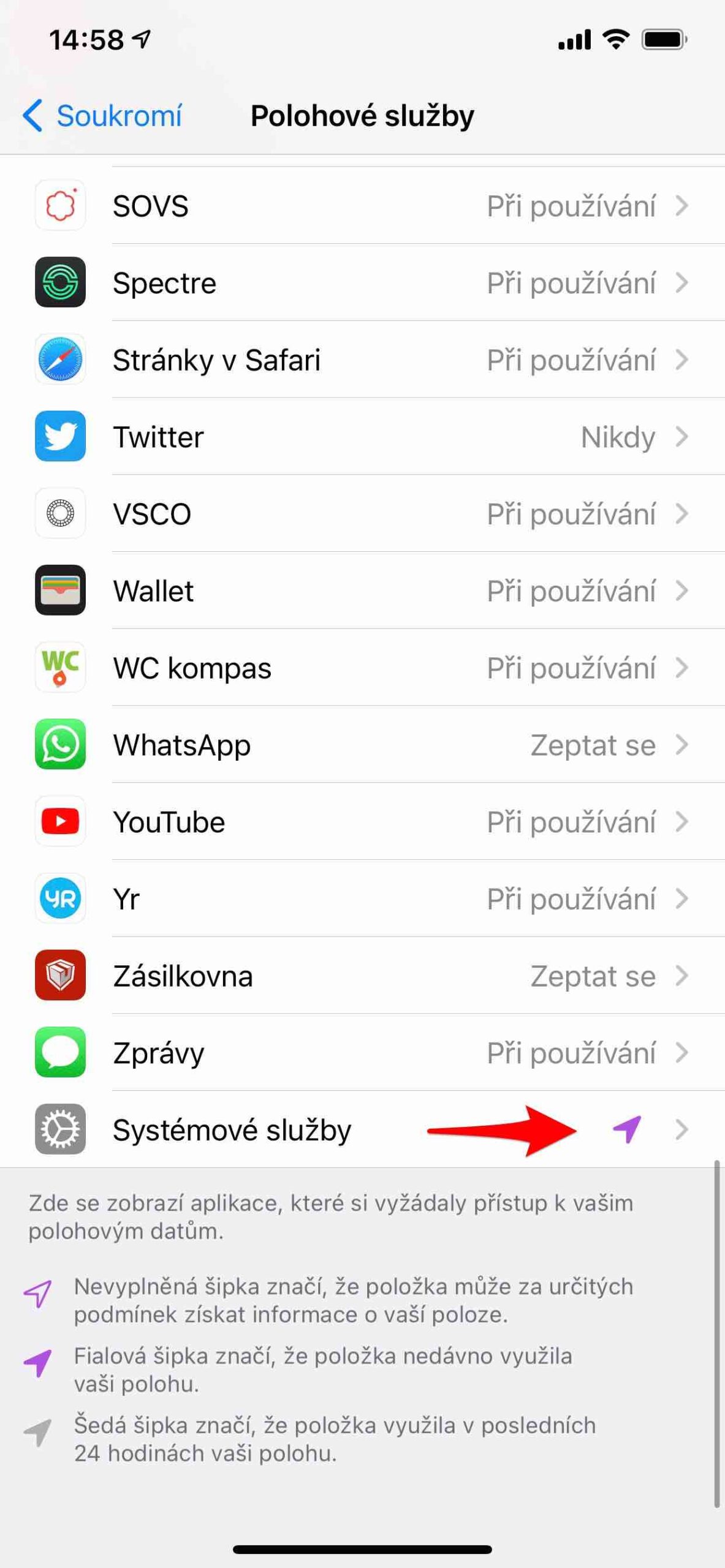 Významná místa a jejich smazání