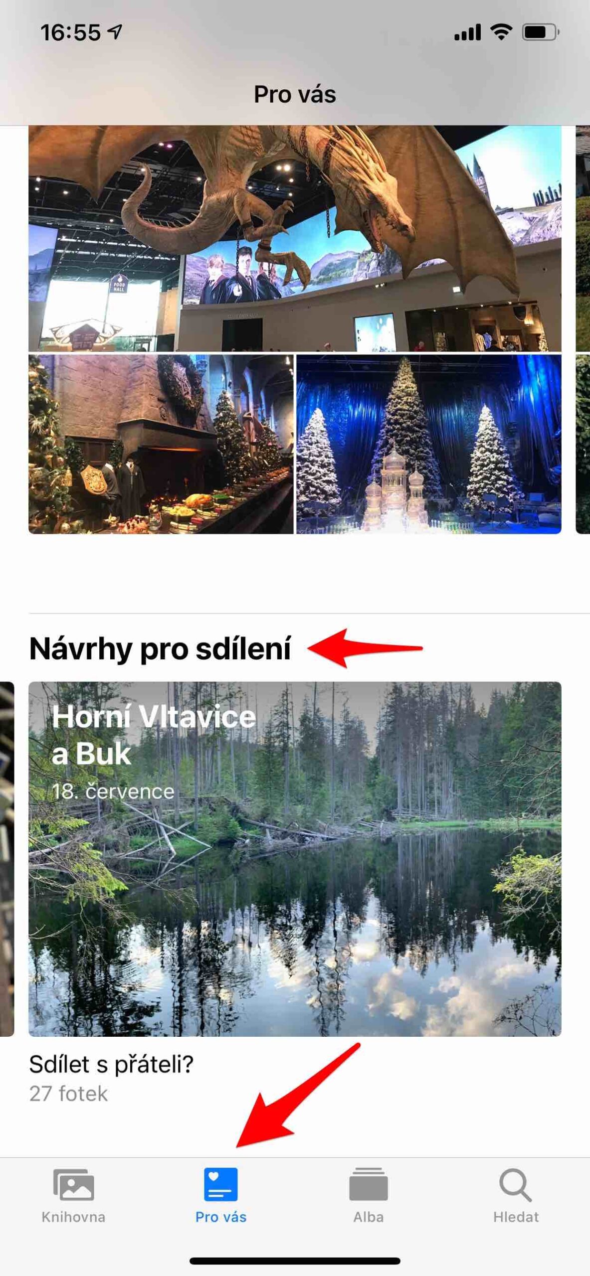 Návrhy pro sdílení