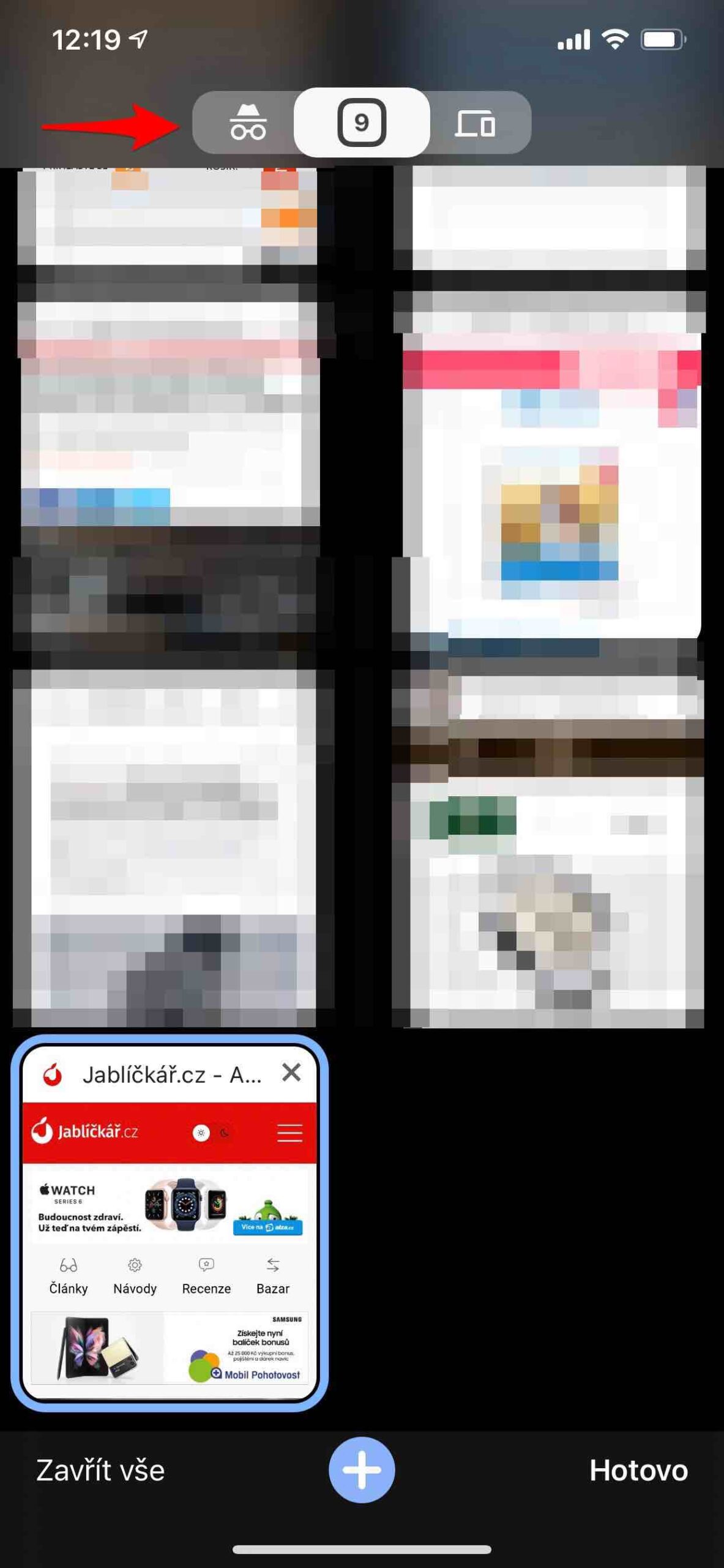 Anonymní procházení webu v Chromu