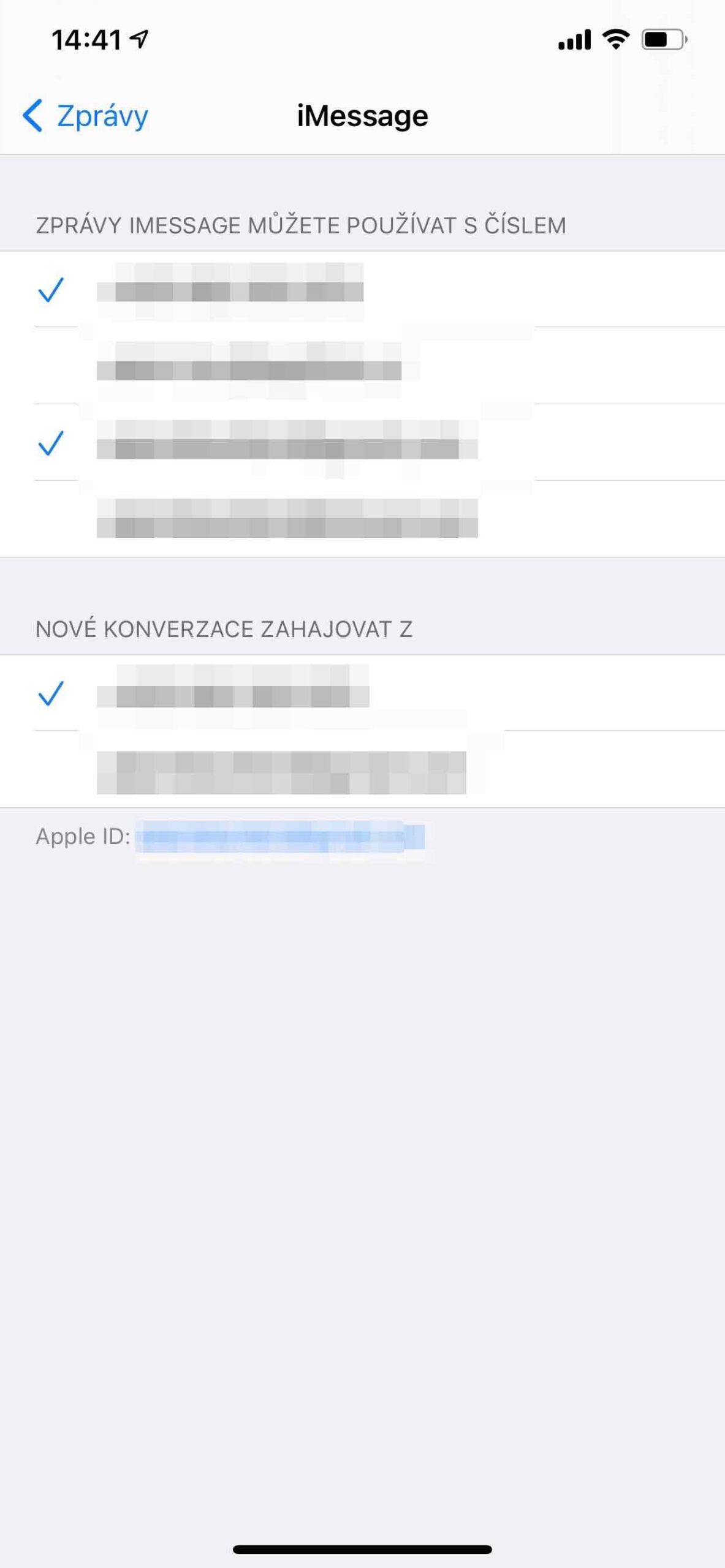 Apple ID zabezpečení