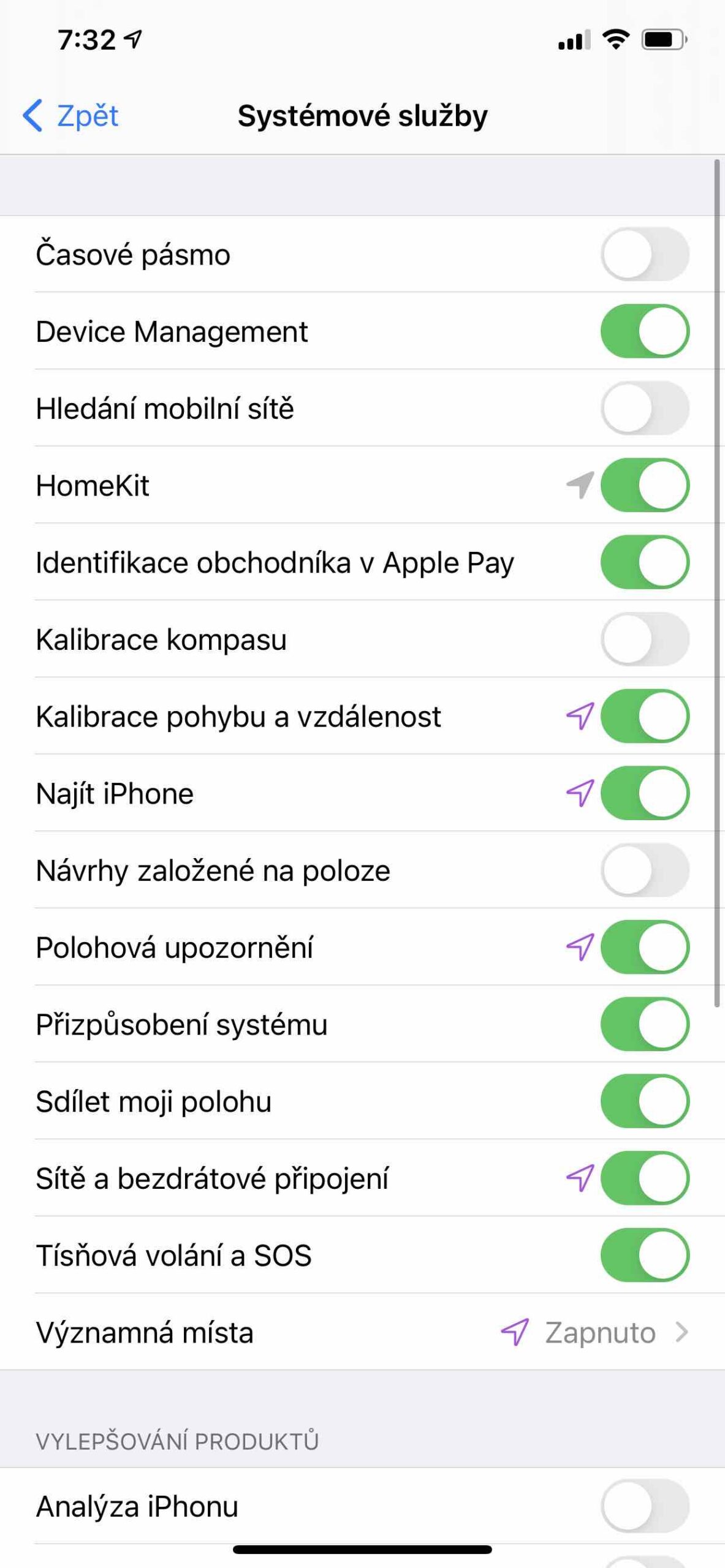 Bezpečnost na iPhone