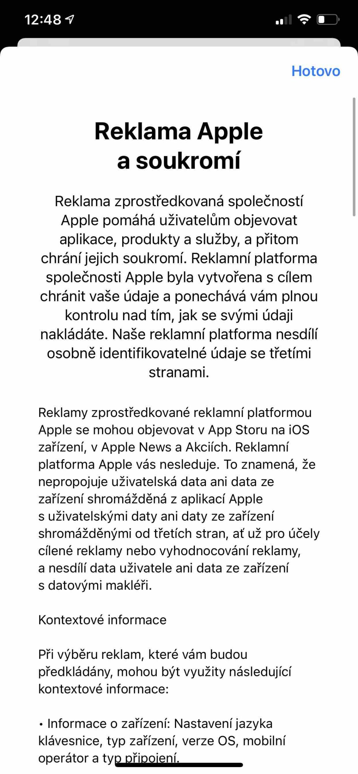 Bezpečnost na iPhone