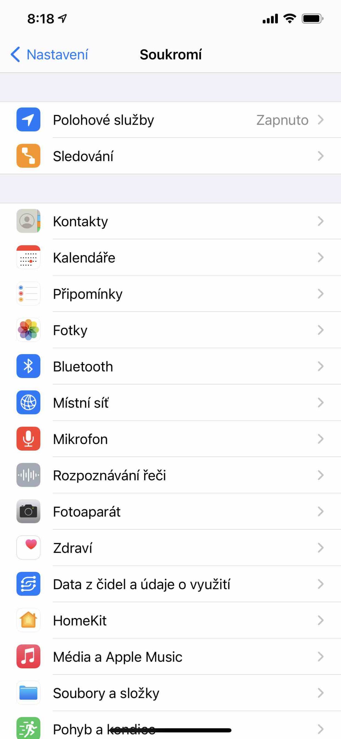 Přístup aplikací k informacím o vás