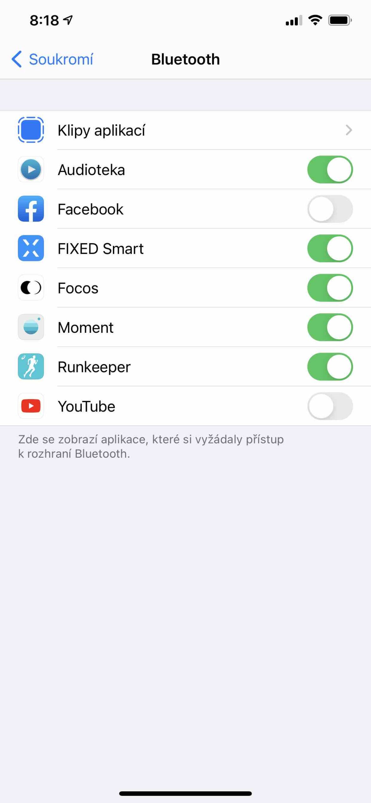 Přístup aplikací k informacím o vás