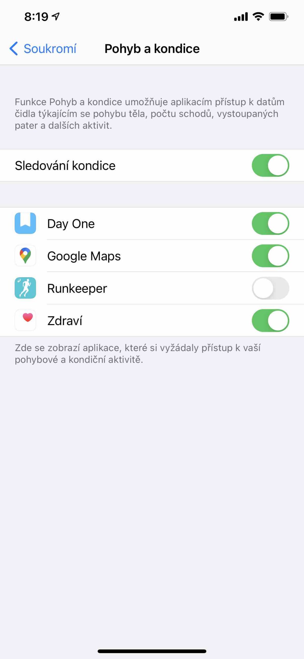 Přístup aplikací k informacím o vás