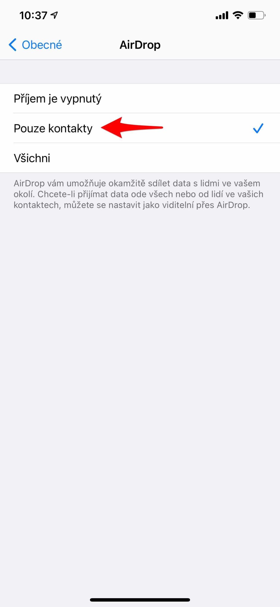 Jak sdílet hesla z iPhonu AirDropem
