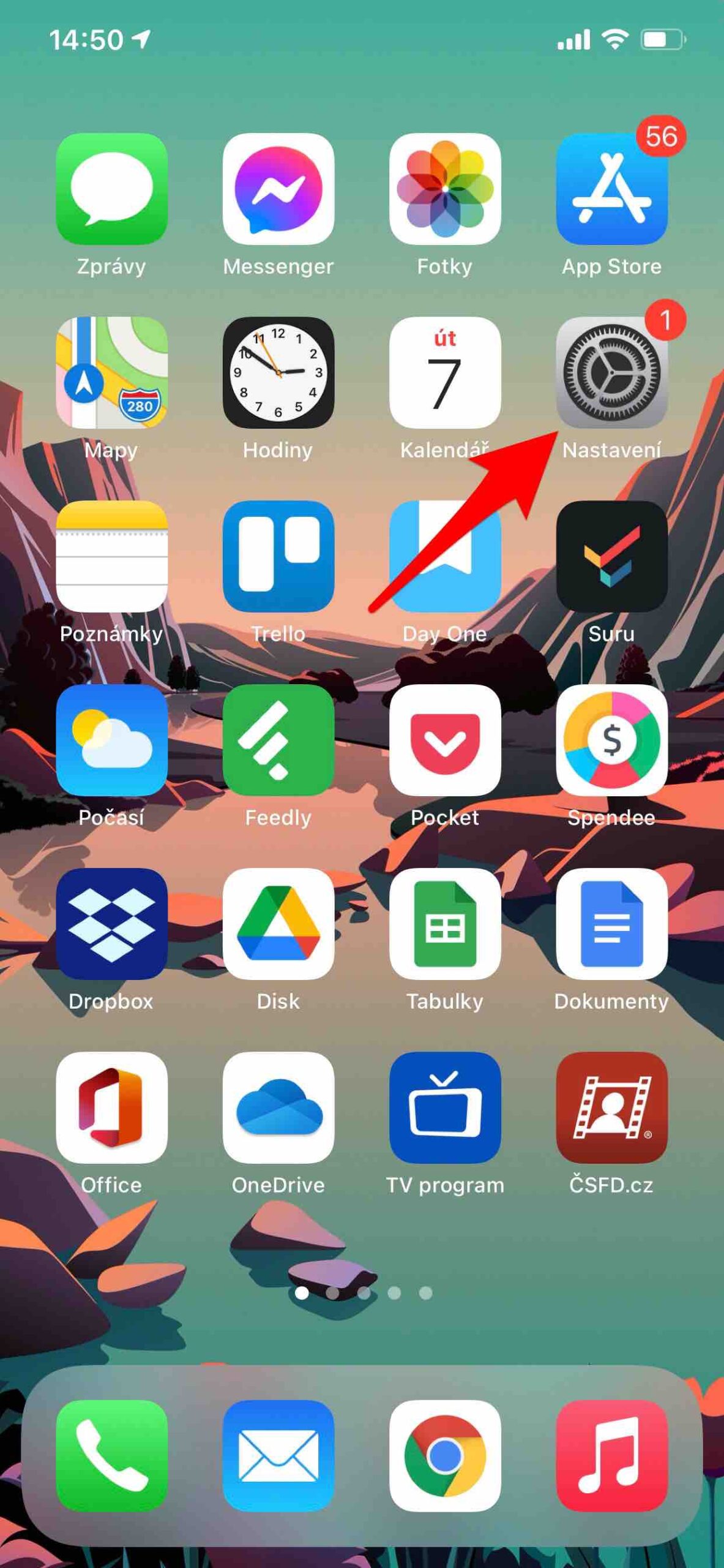 internetové připojení