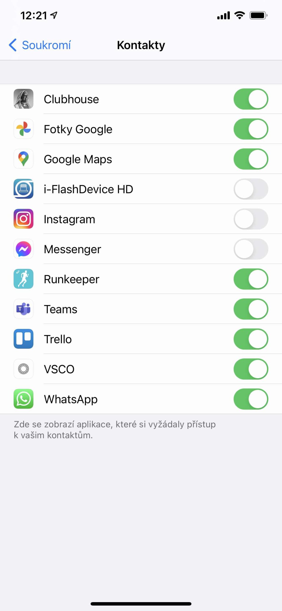 Povolení a zamítnutí přístupu