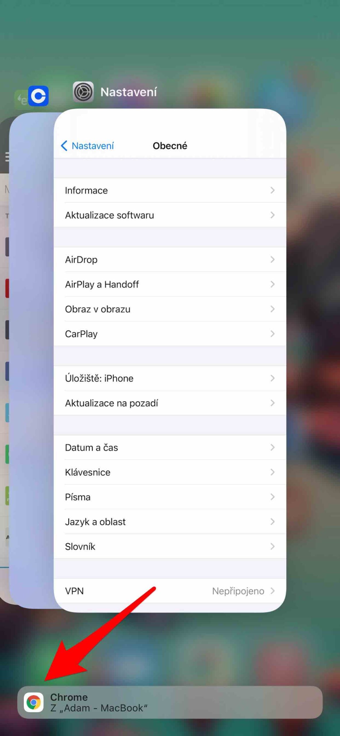 2 Handoff aktivace 2 Z Macu na iPhone