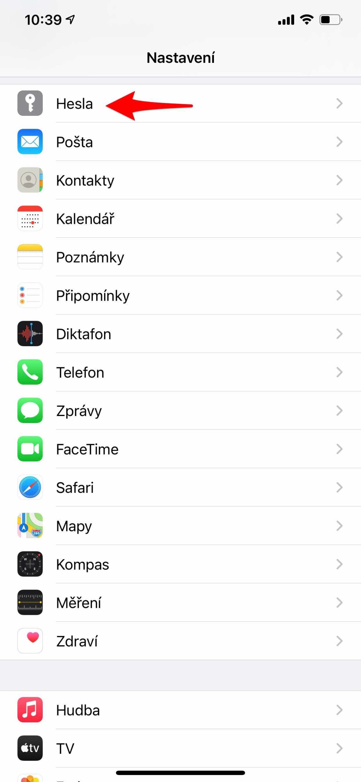 Jak sdílet hesla z iPhonu AirDropem