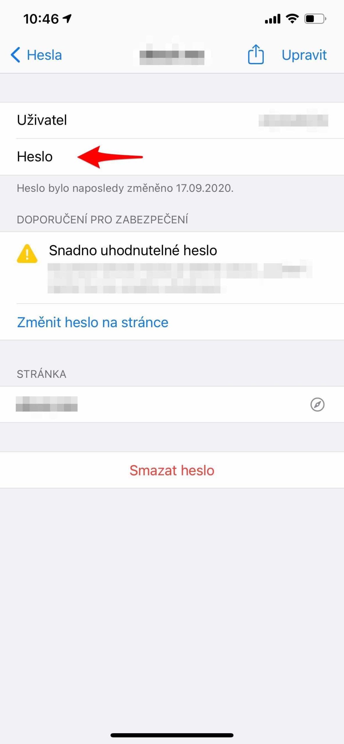 Jak sdílet hesla z iPhonu AirDropem