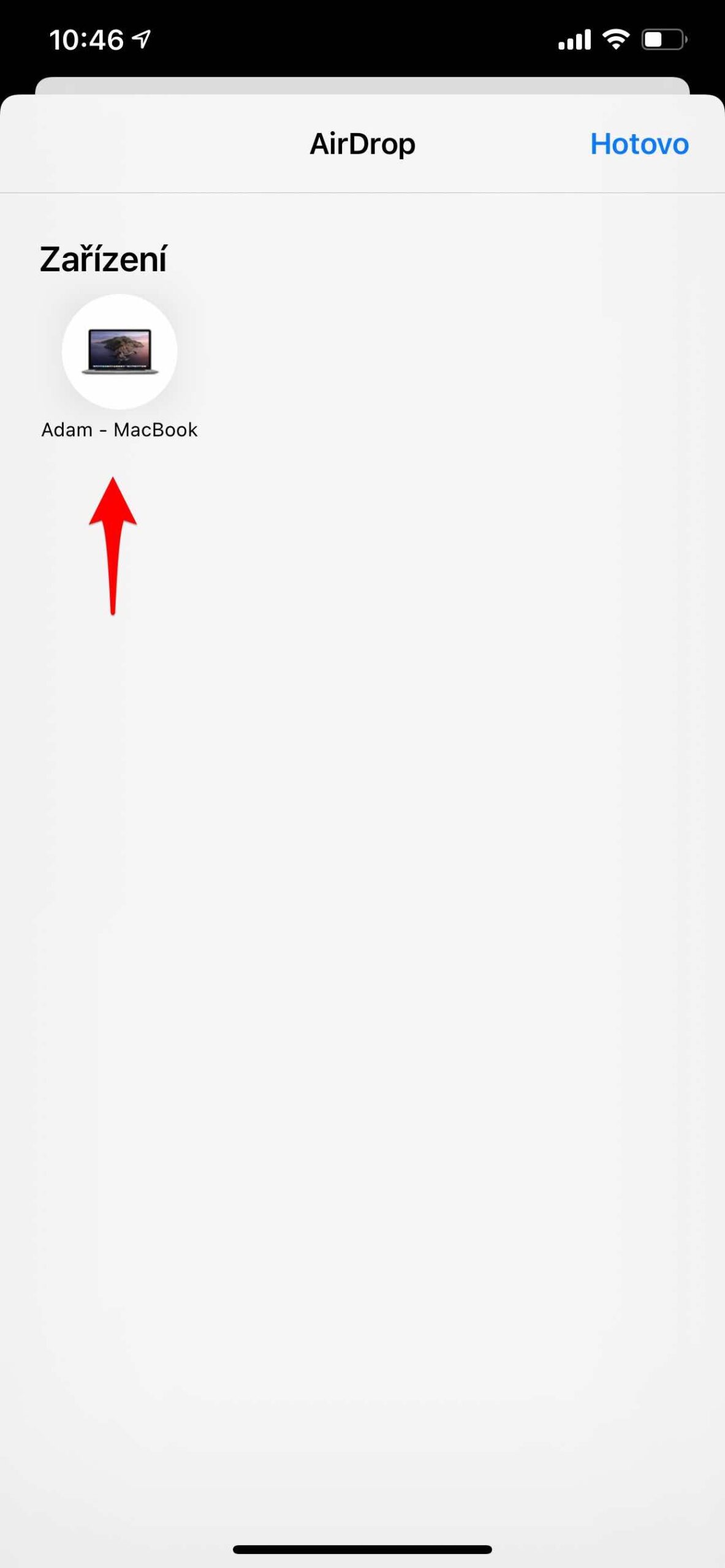 Jak sdílet hesla z iPhonu AirDropem