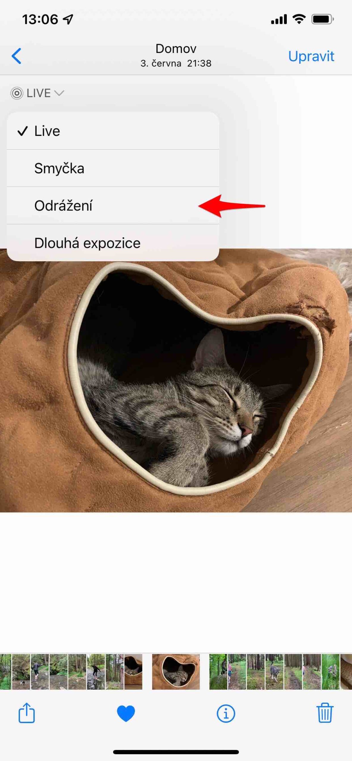 Efekt Live Photo 4 iOS 15