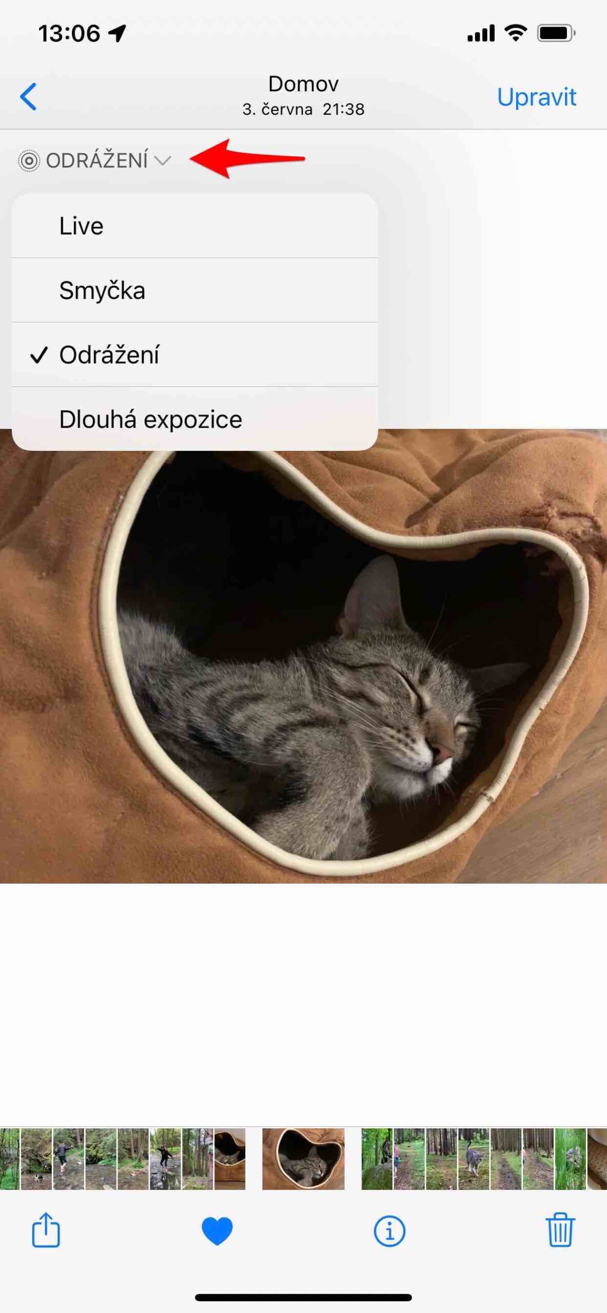 Efekt Live Photo 5 iOS 15