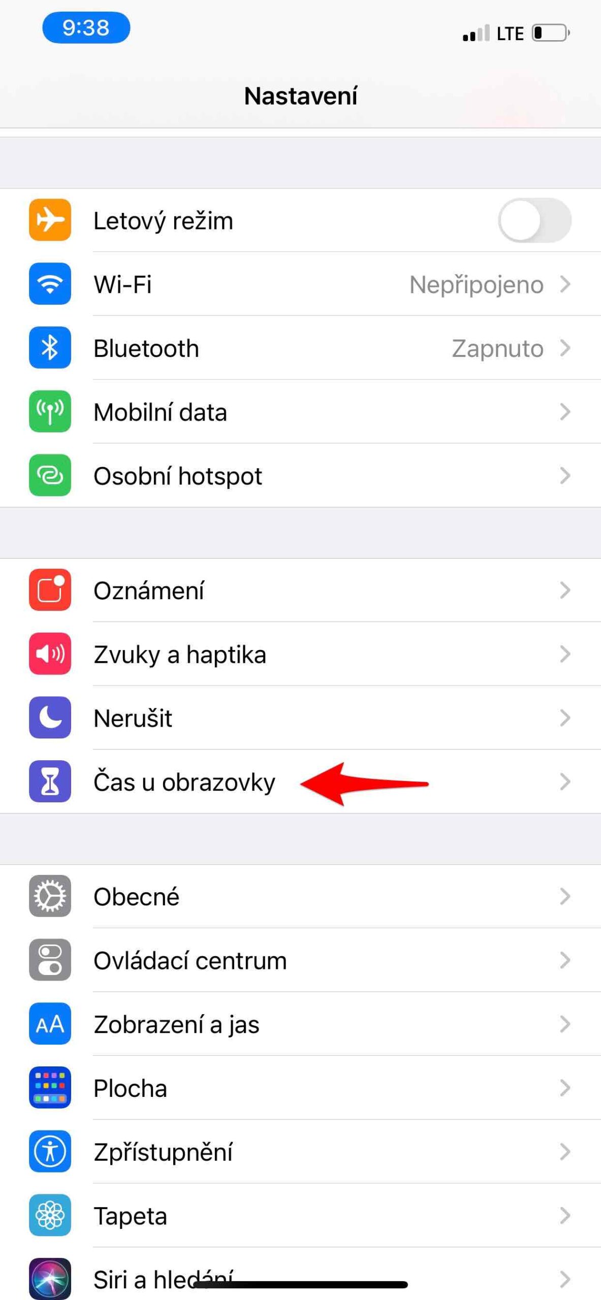 Limity pro aplikace 2 Čas u obrazovky