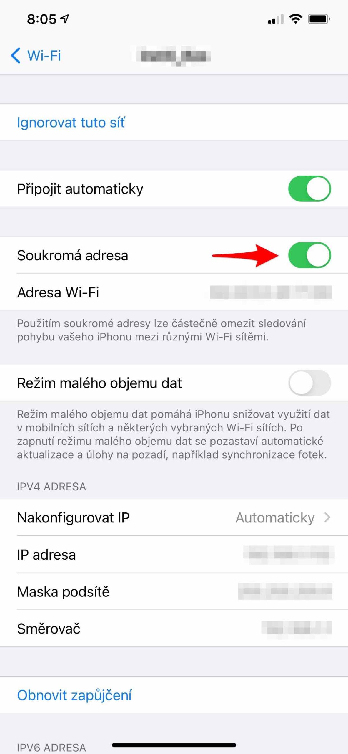 Bezpečnost na iPhone