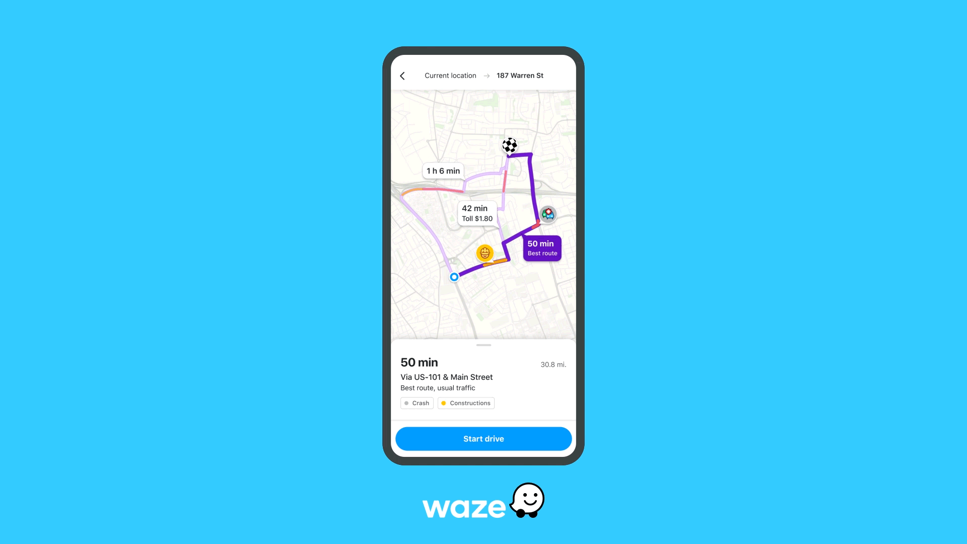 waze navigace