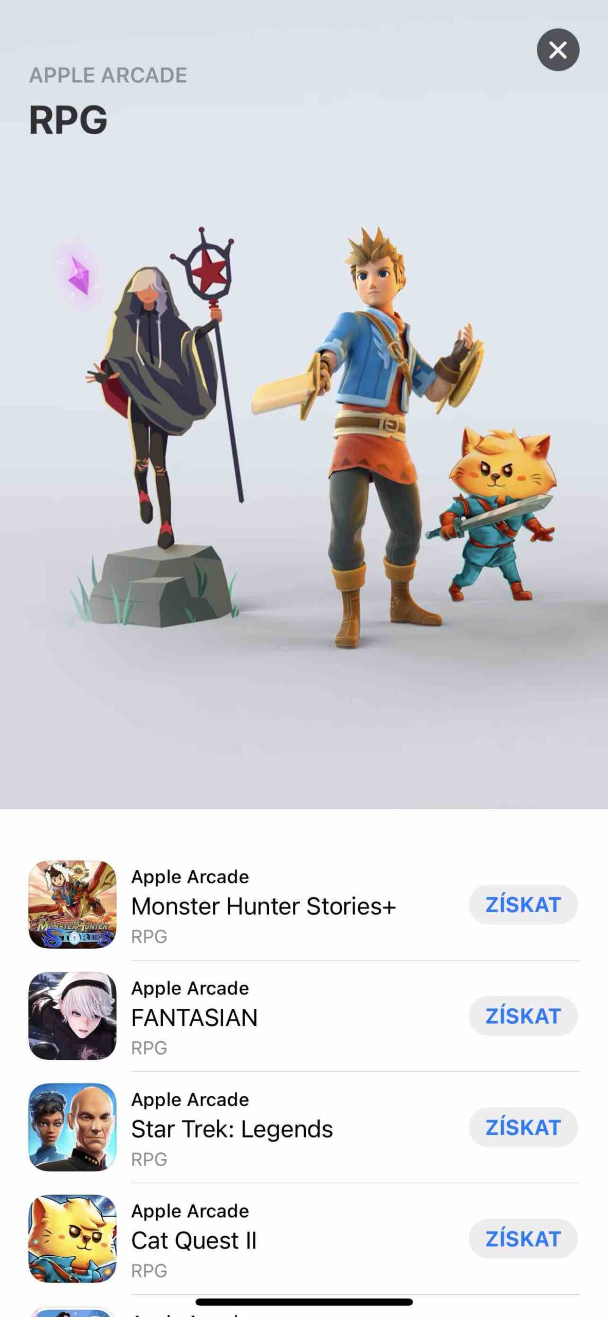 Apple Arcade 3 obchod s aplikacemi