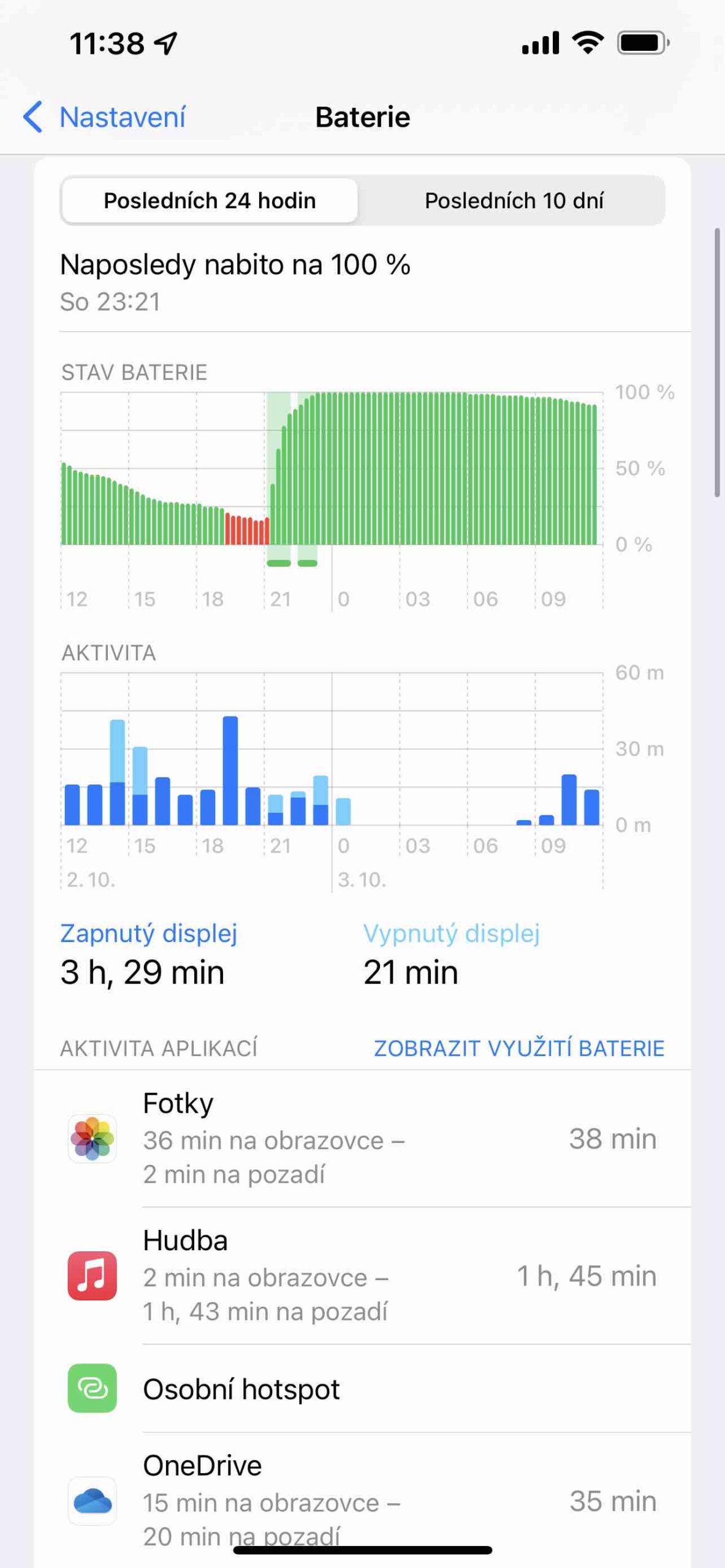 Baterie 4 iPhone 13 Pro Max recenze