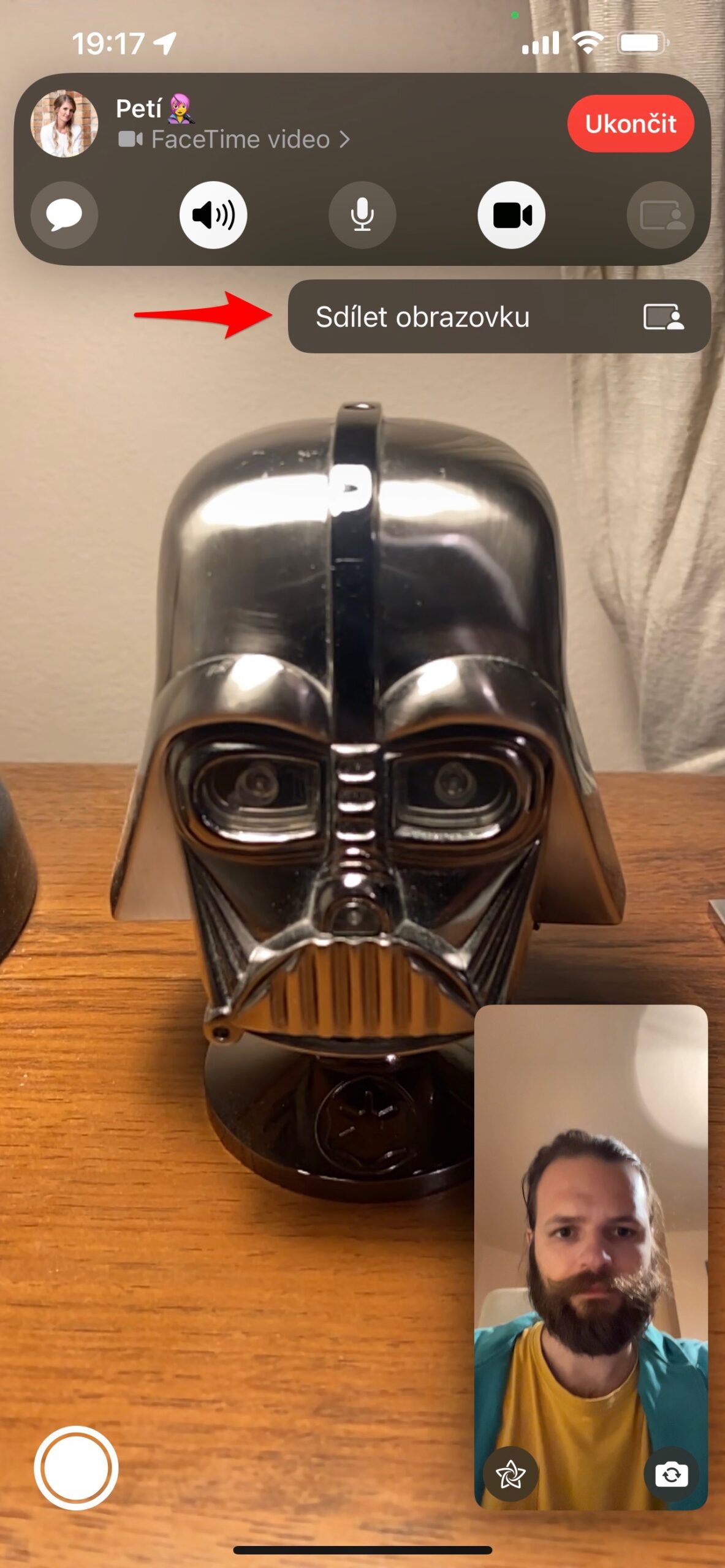 SharePlay 3 Sdílení obrazovky