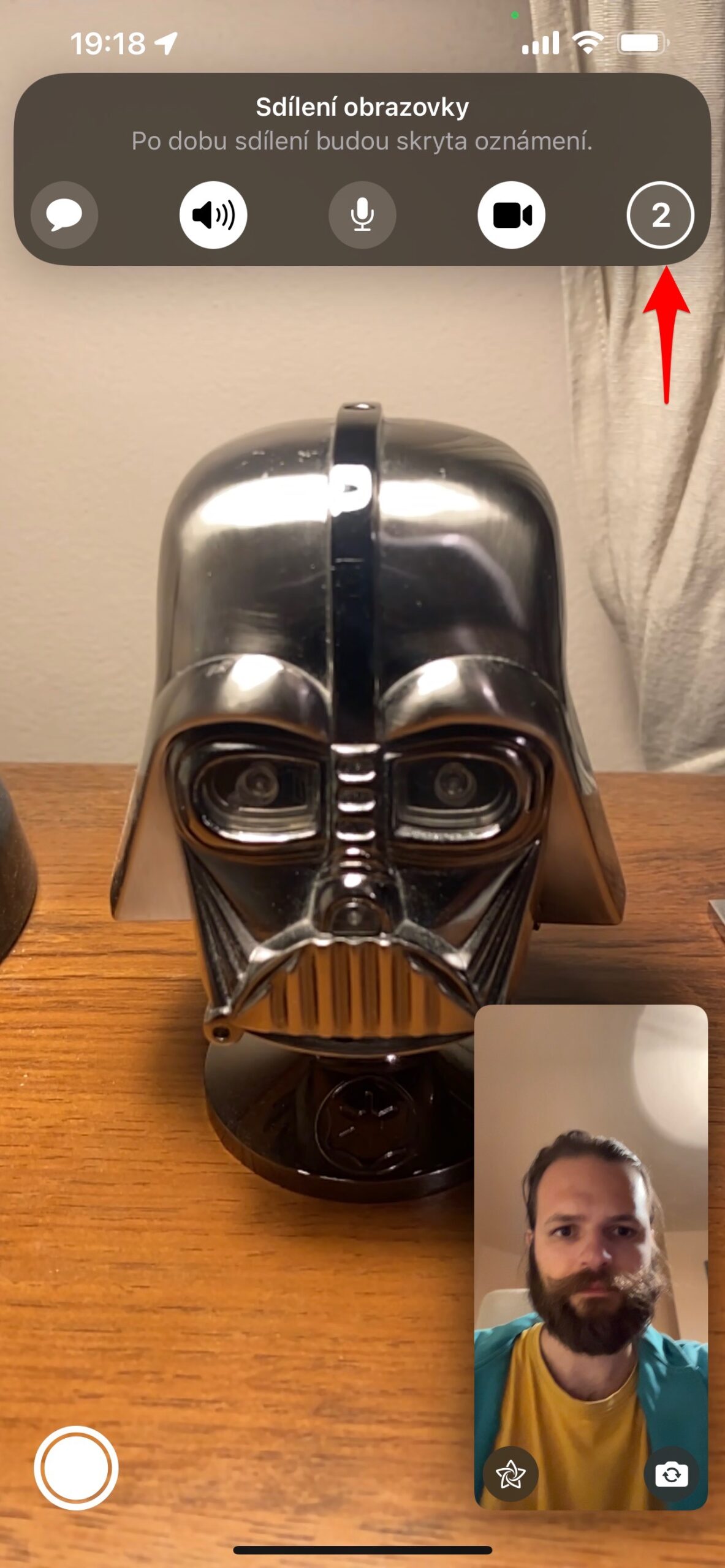 SharePlay 4 Sdílení obrazovky