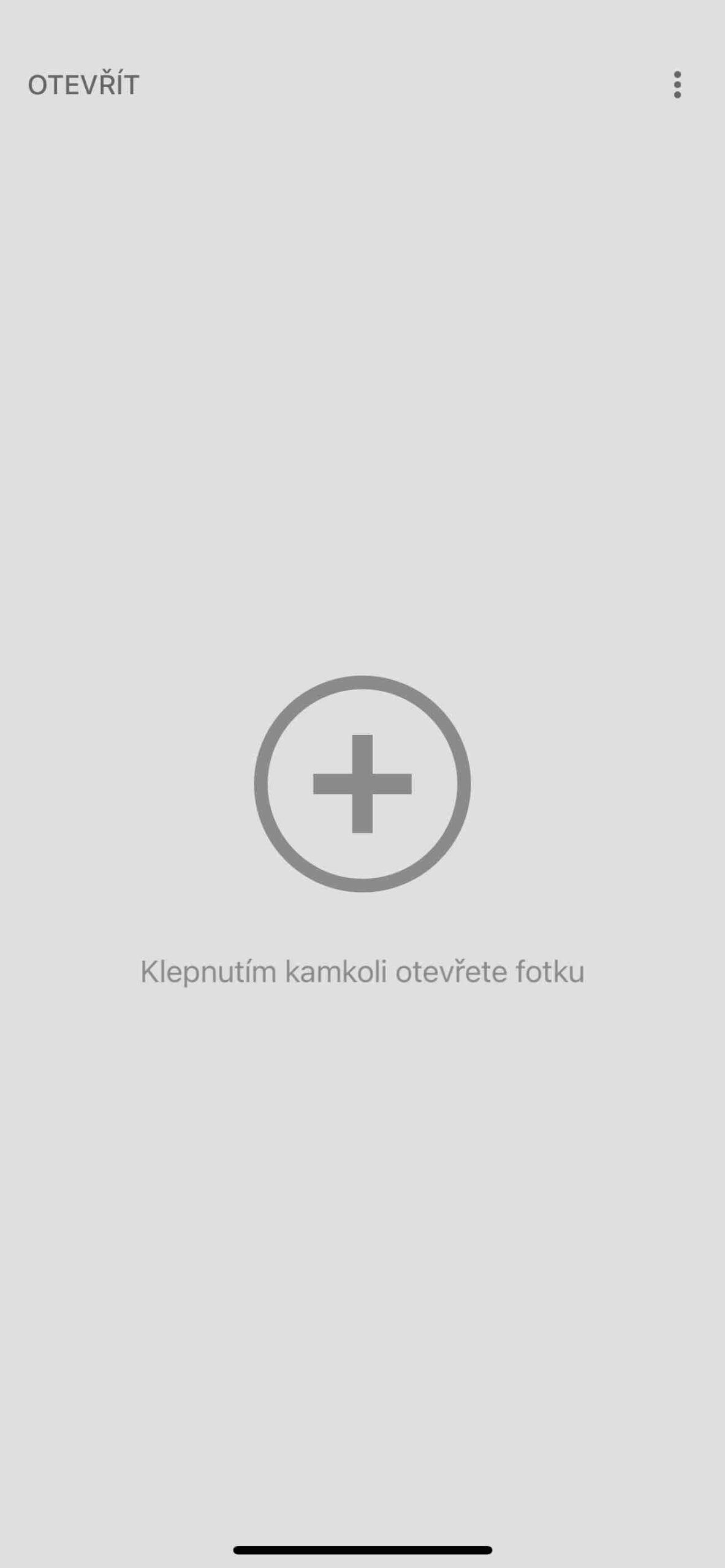 Snapseed 1 retuš fotografie