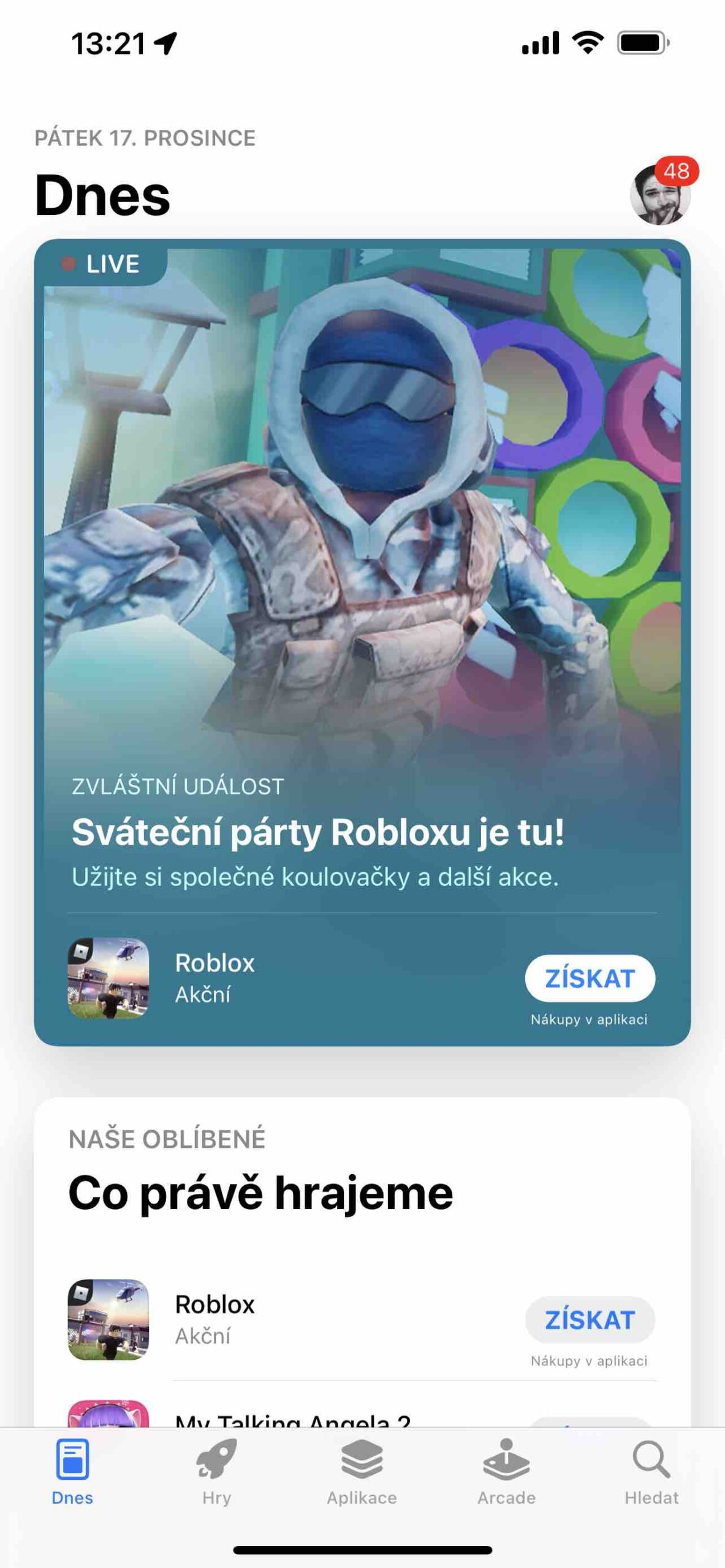 App store 1 slevy