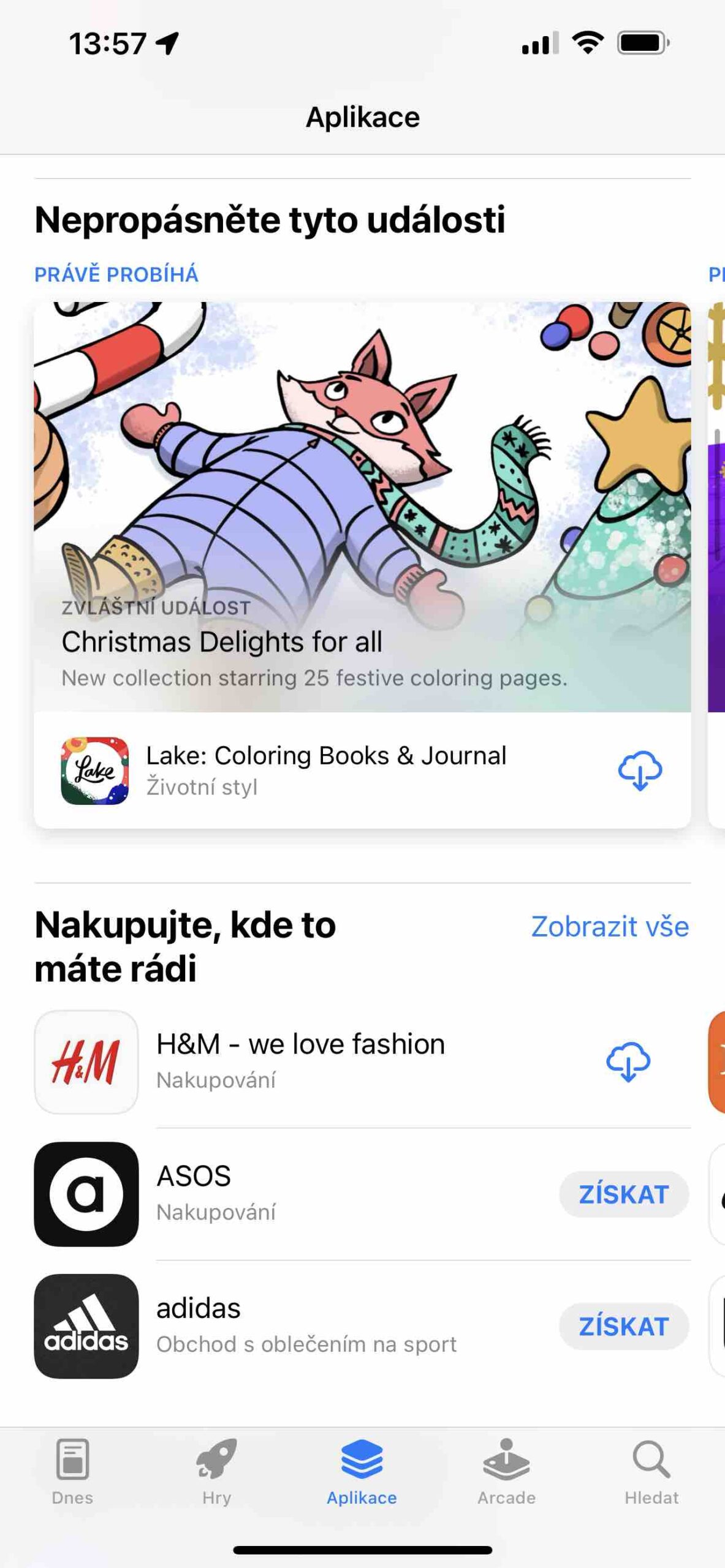 App store 3 slevy