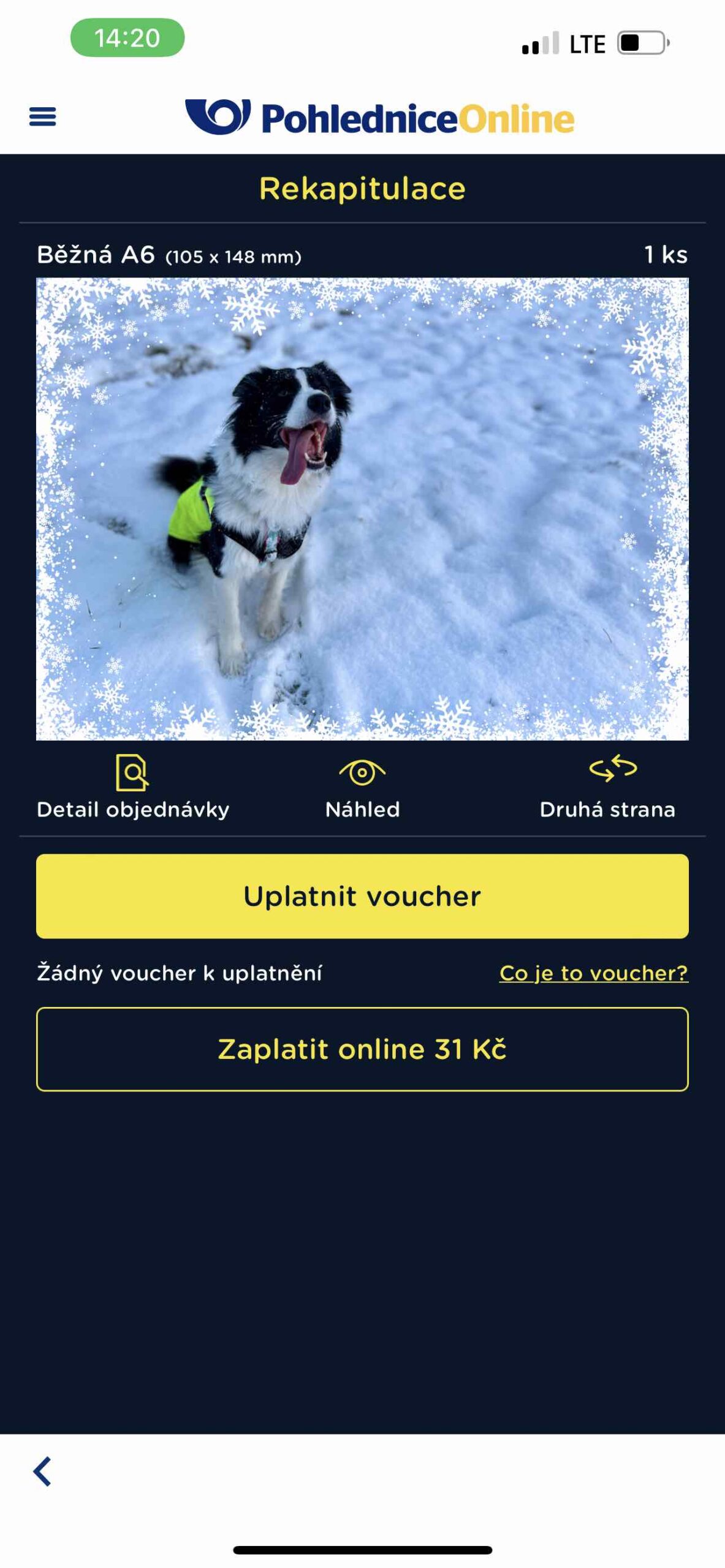 Jak poslat vánoční pohled přes iPhone