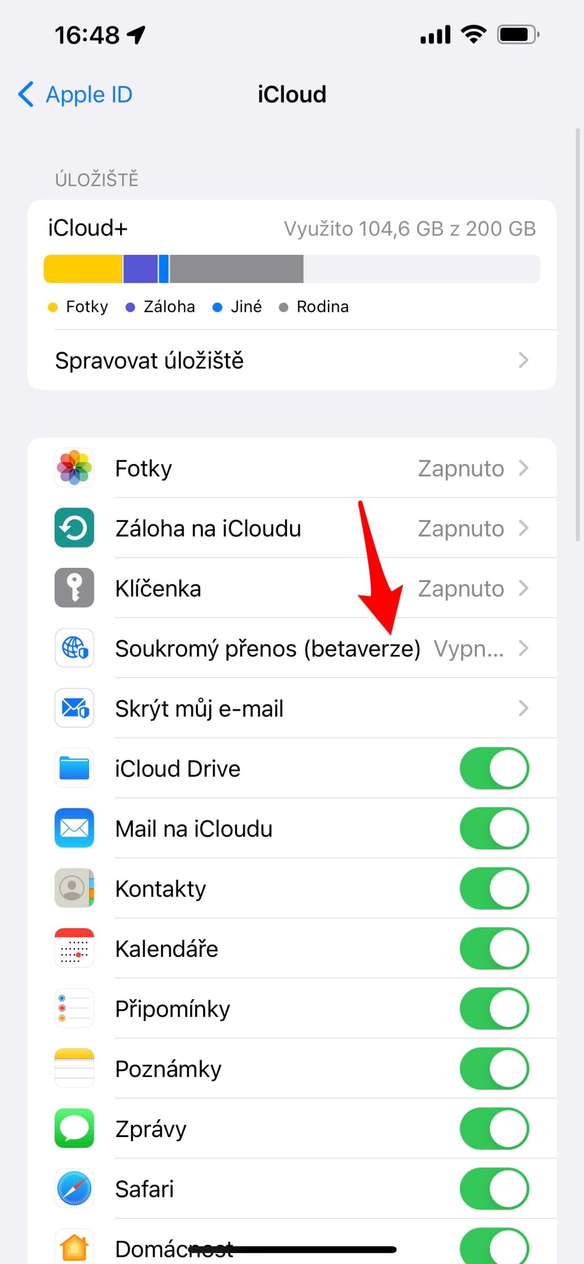 Private relay 4 Soukromý přenos