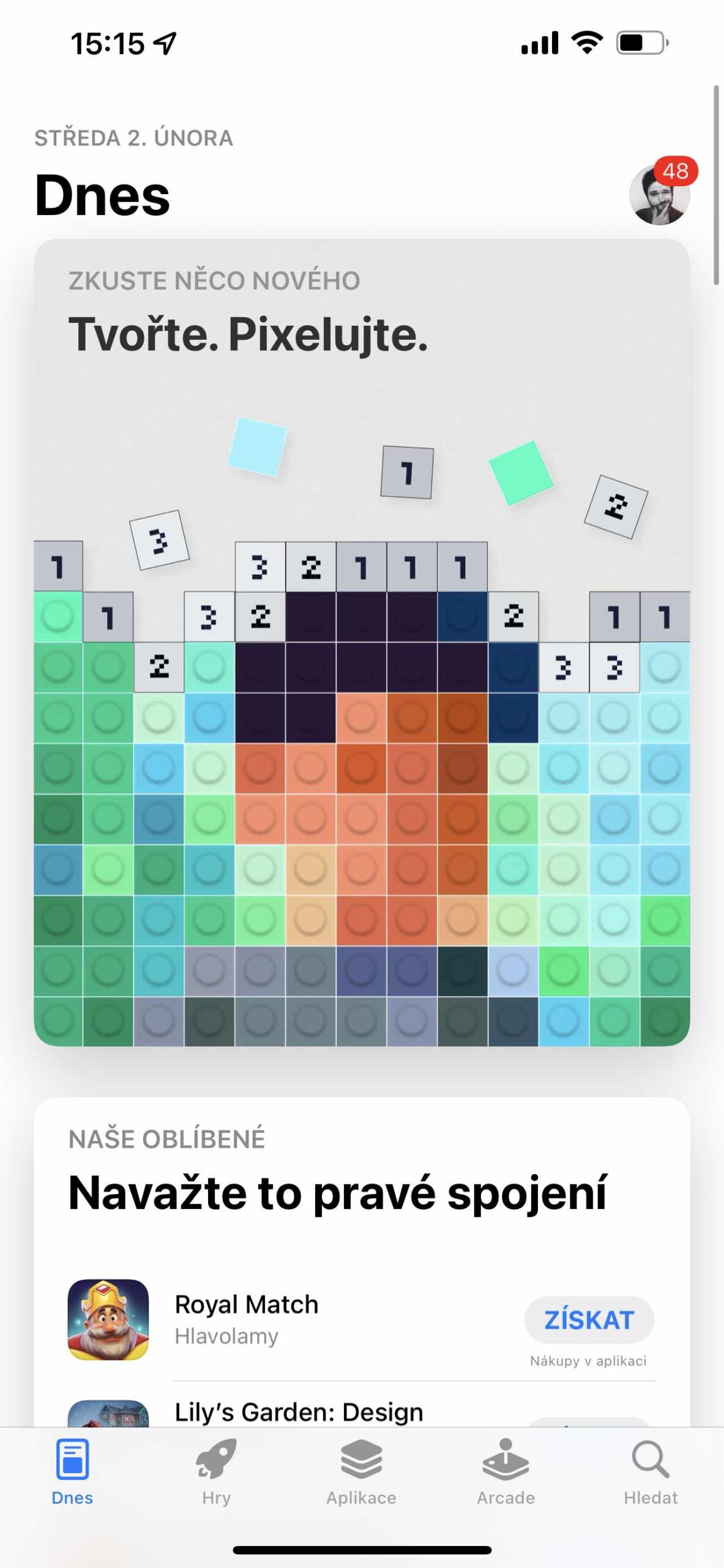 App Store 1 Aplikace a hry